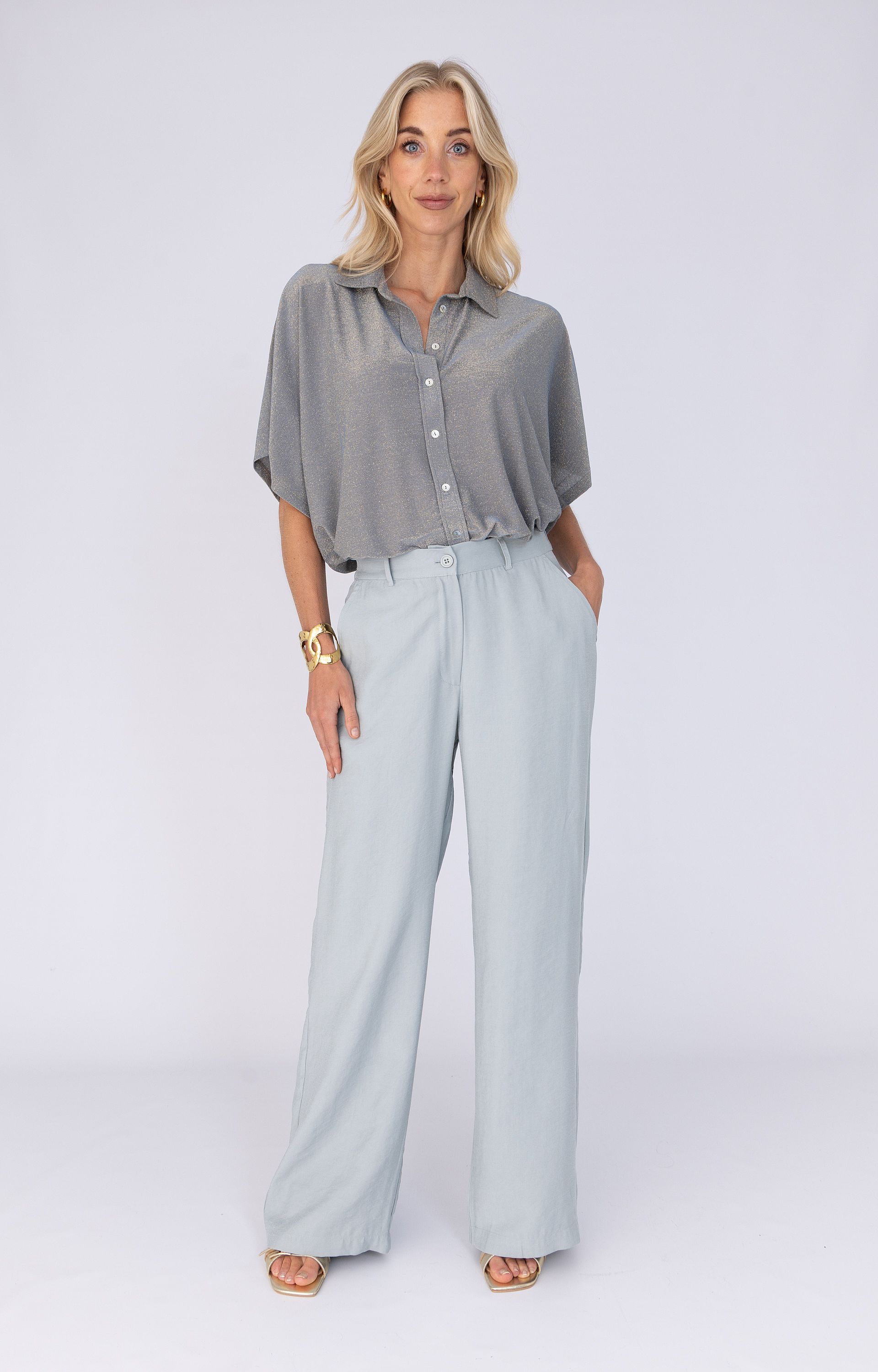 Blouse met lurex