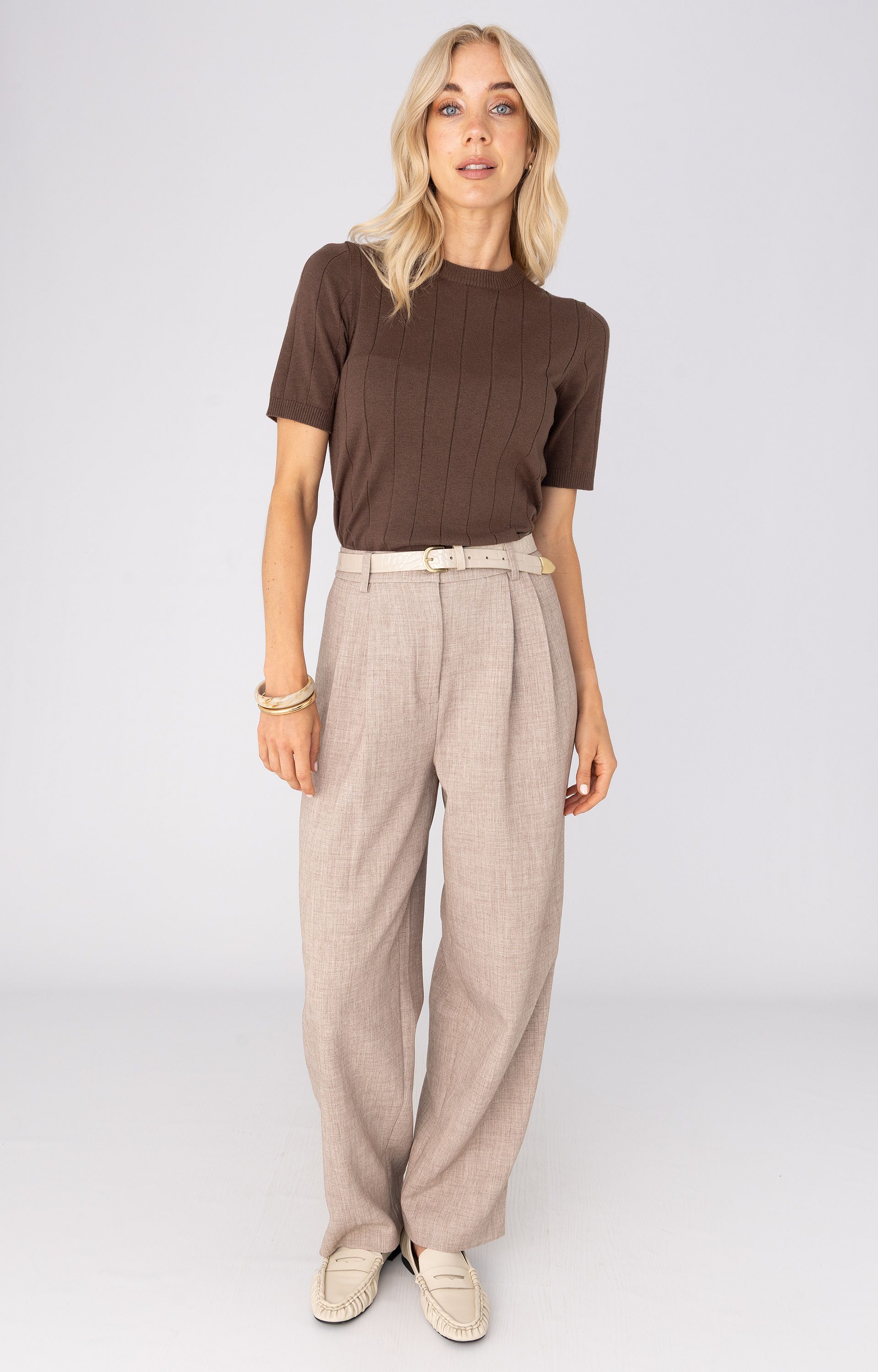 Pullover met korte mouwen