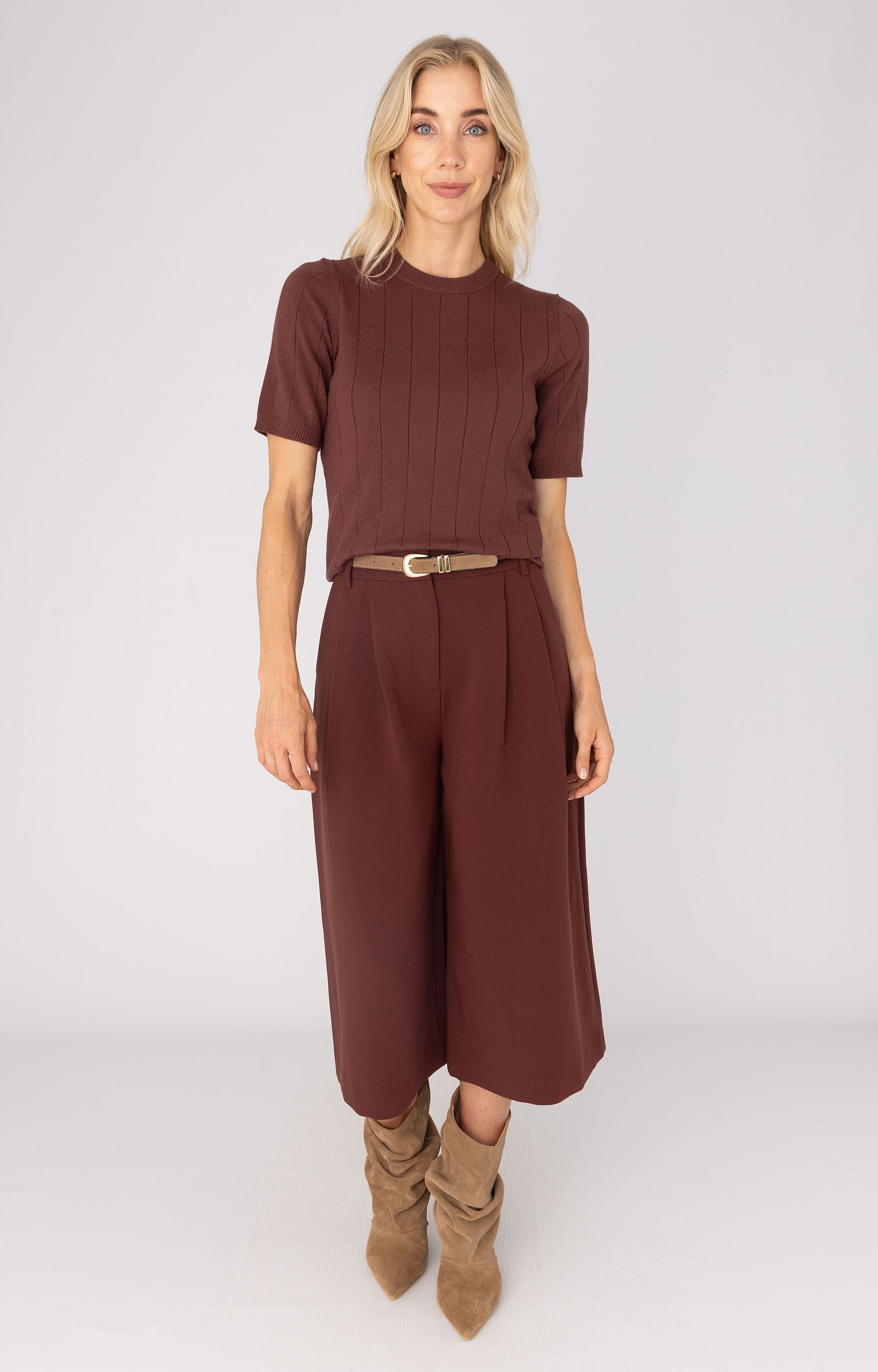 Pullover met korte mouwen