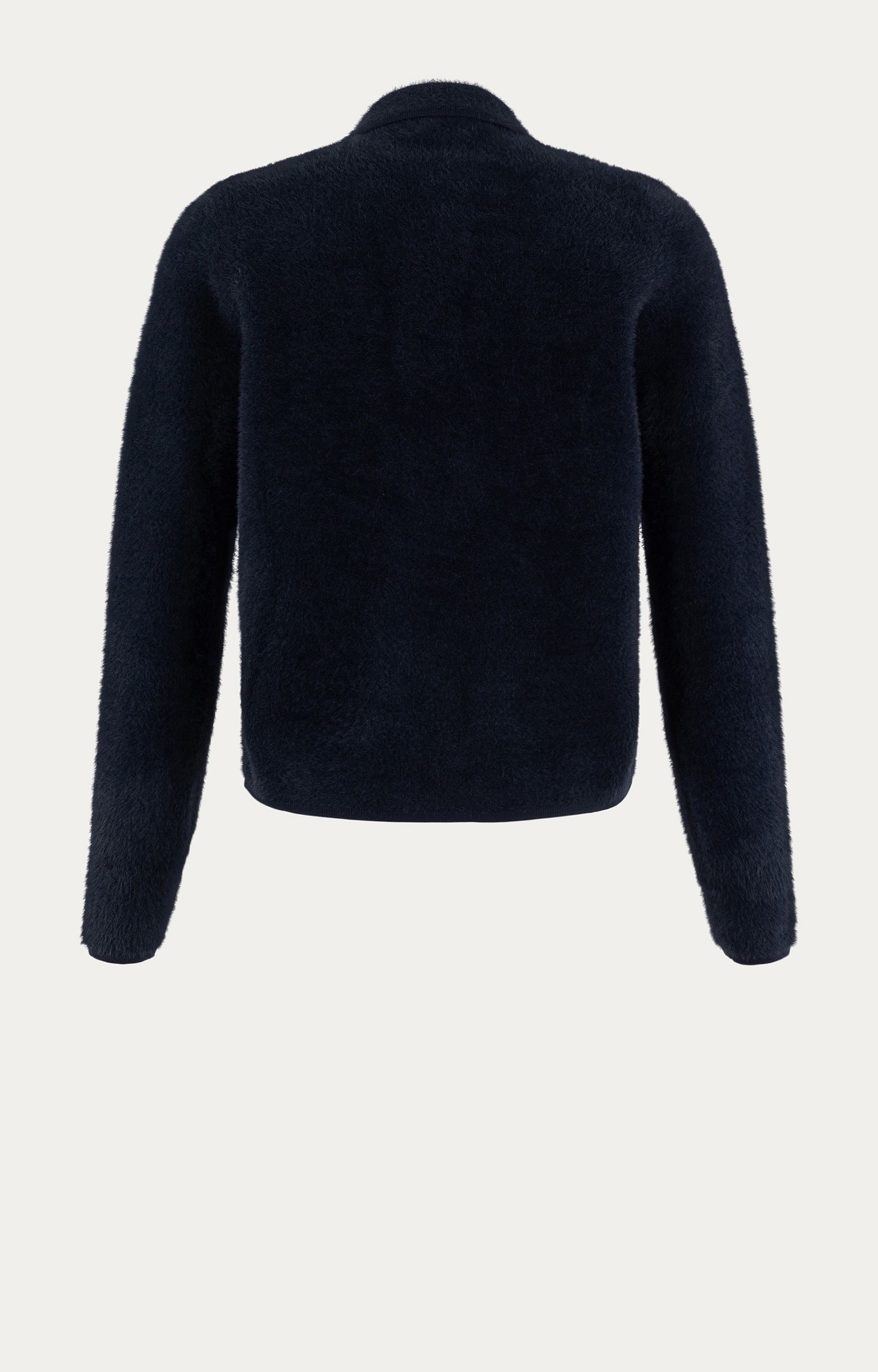 Vest met furstructuur 