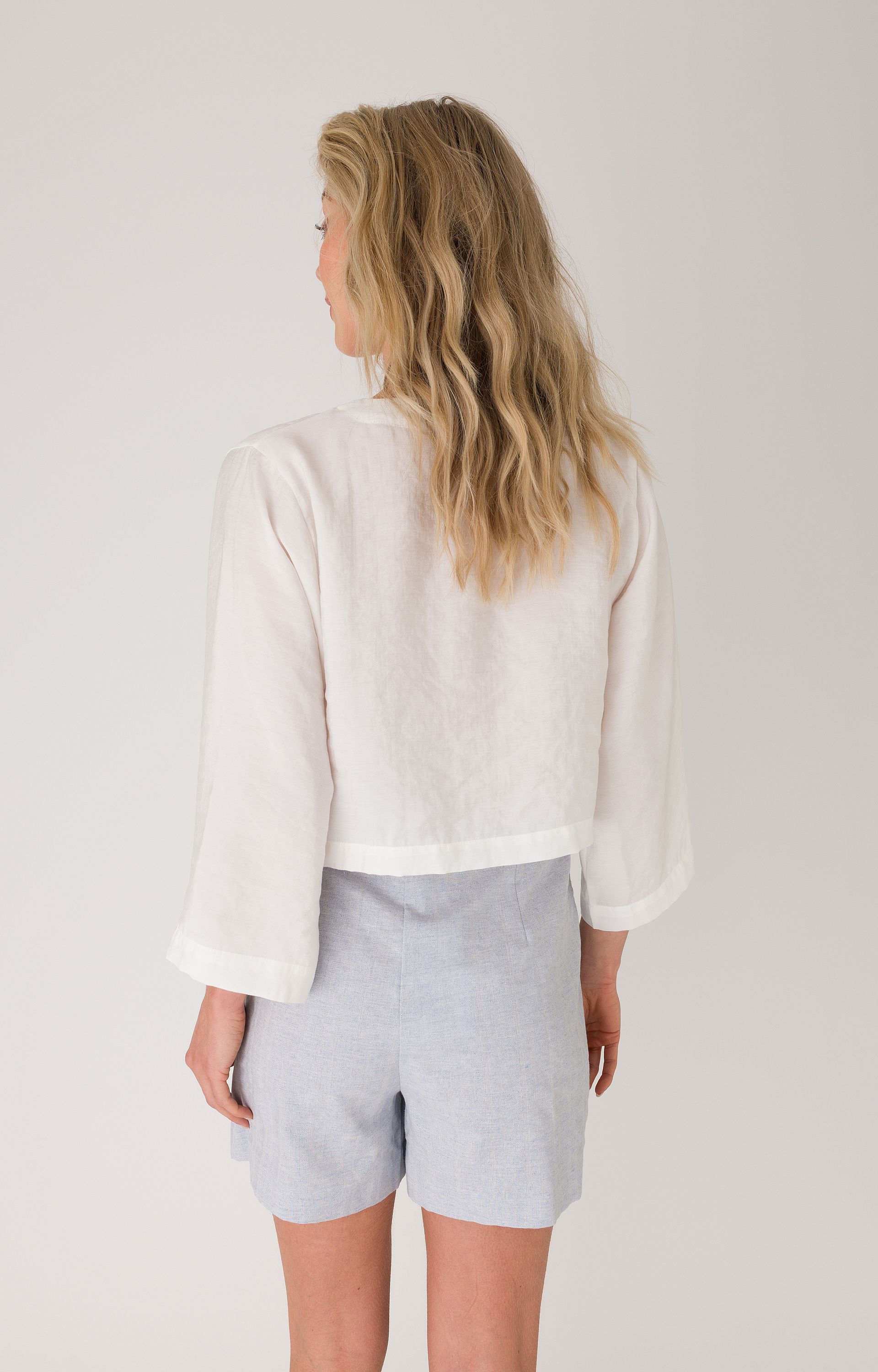 Blouse met strikjes