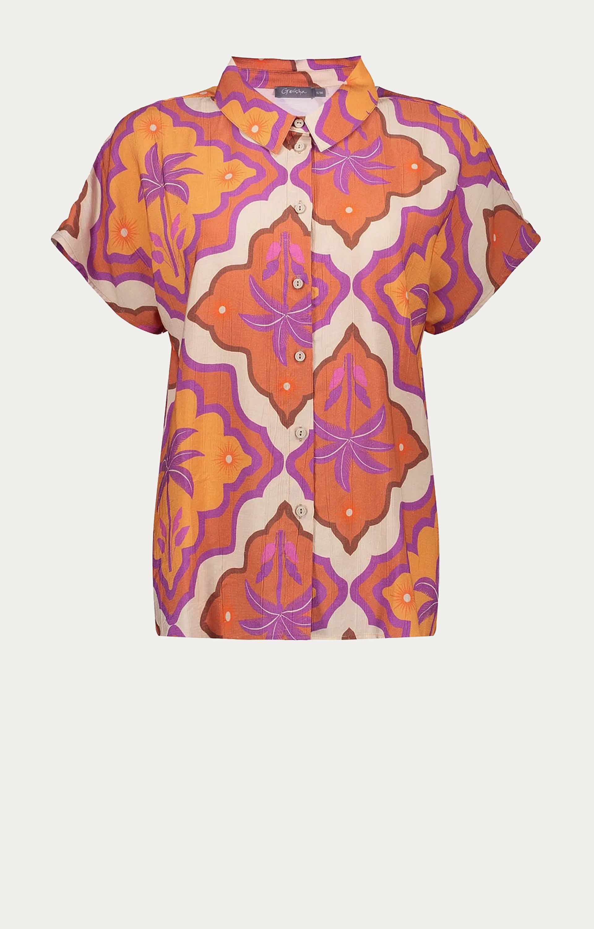 Blouse met dessin 