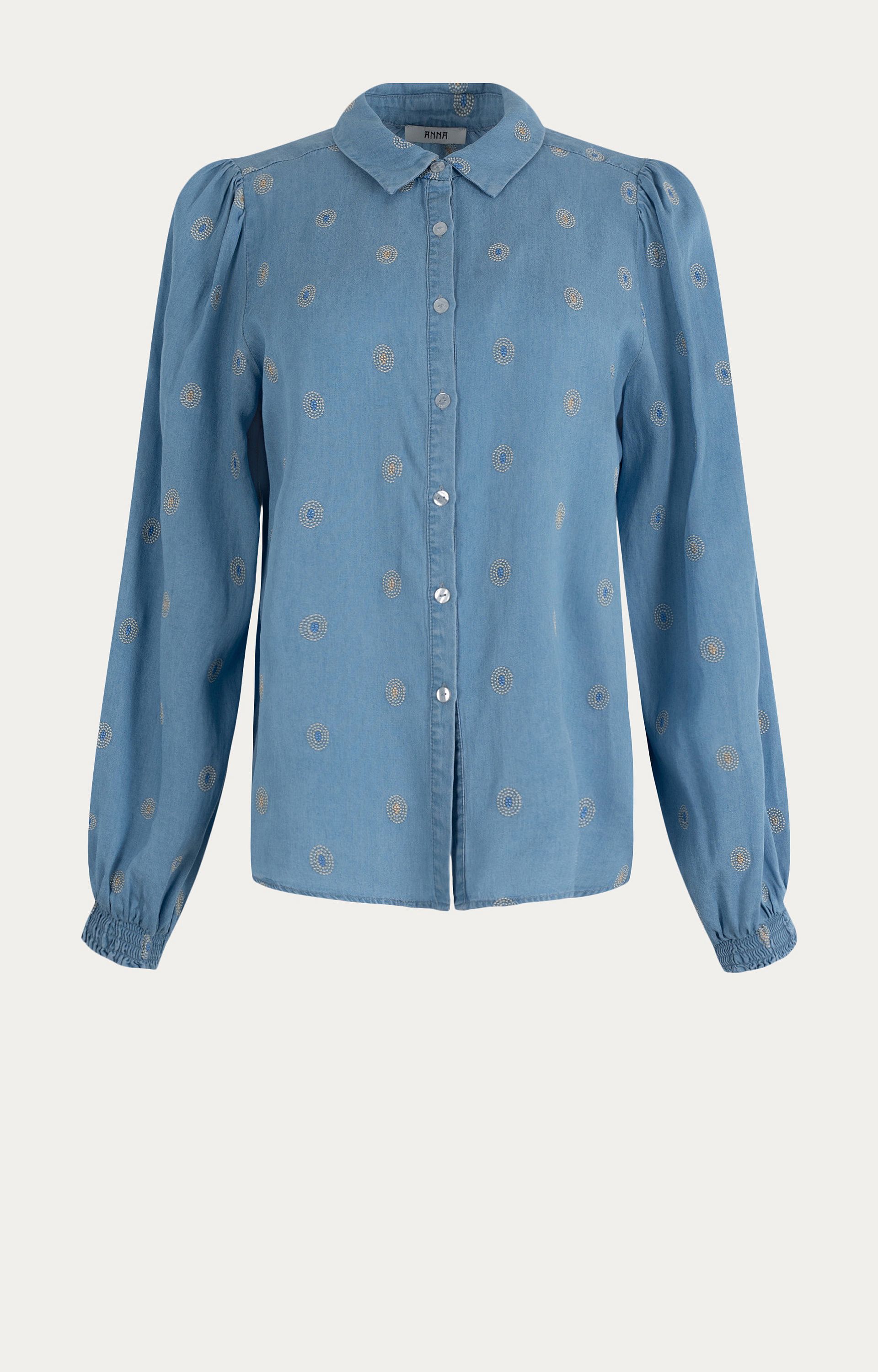 Blouse met borduursels 