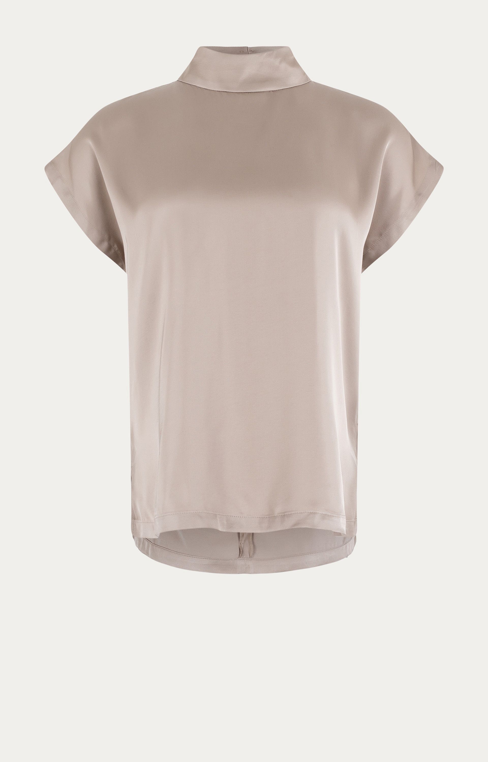 Blouse met satijnlook