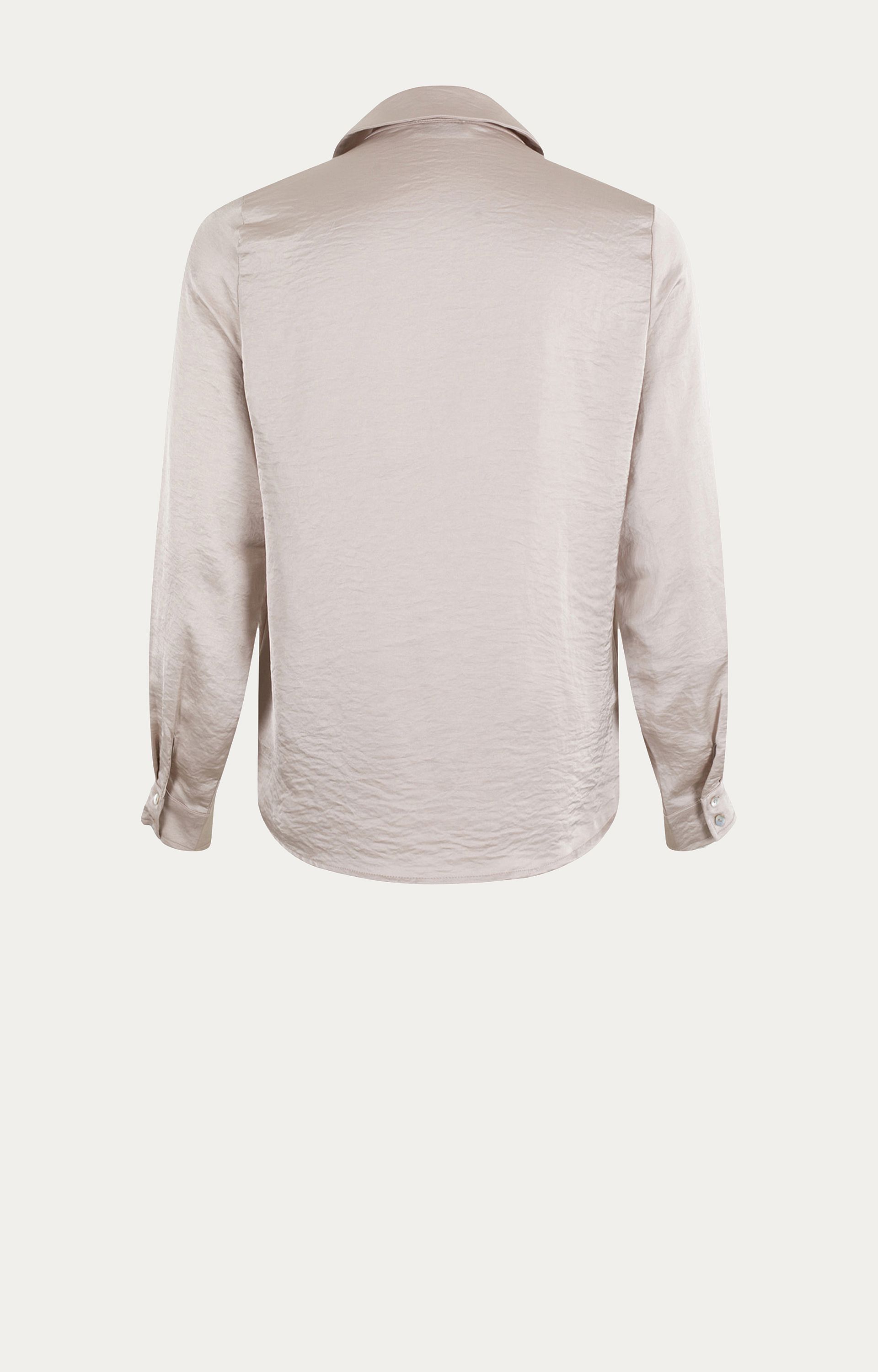 Blouse met satijnlook