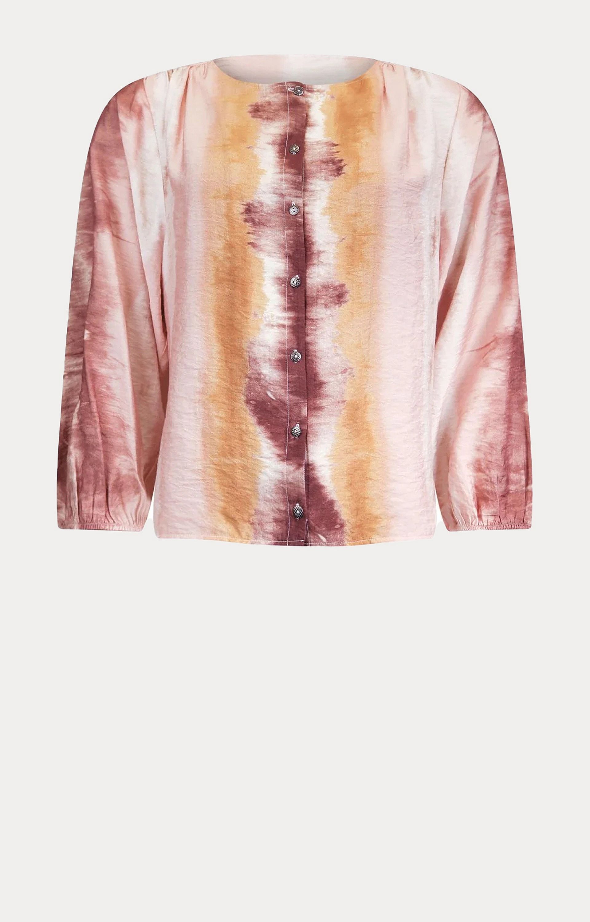 Blouse met pofmouwen