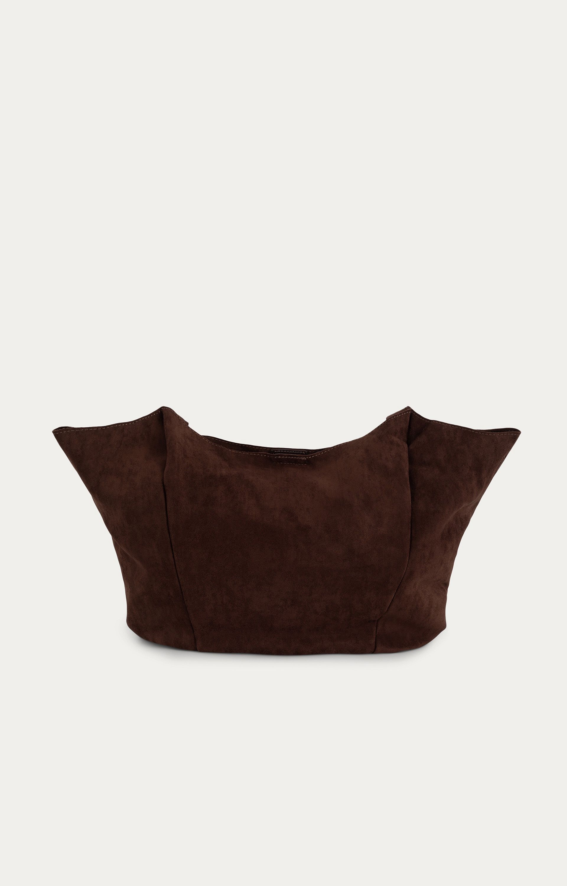 Tas Esdoorn suede donkerbruin main image 1