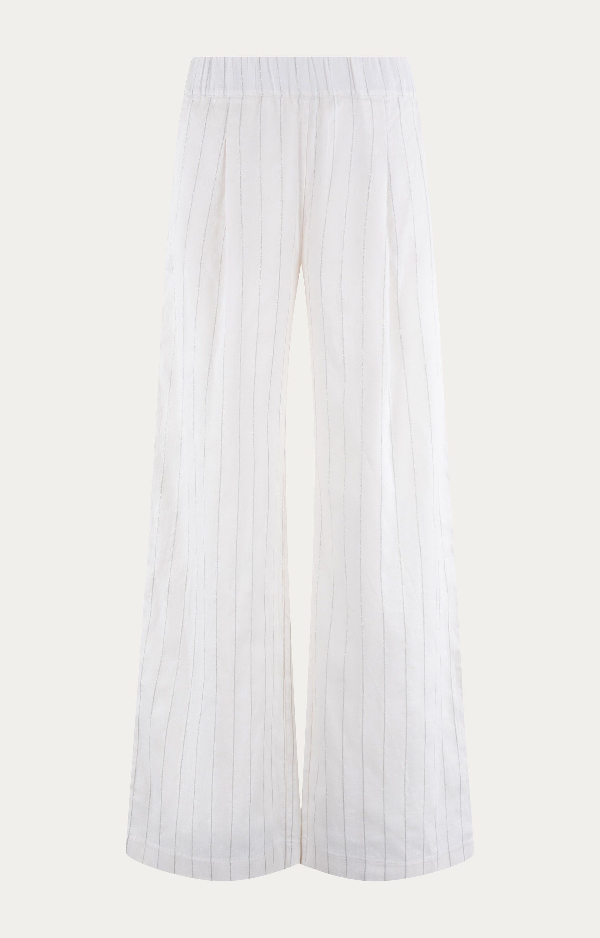 Broek met krijtstreep