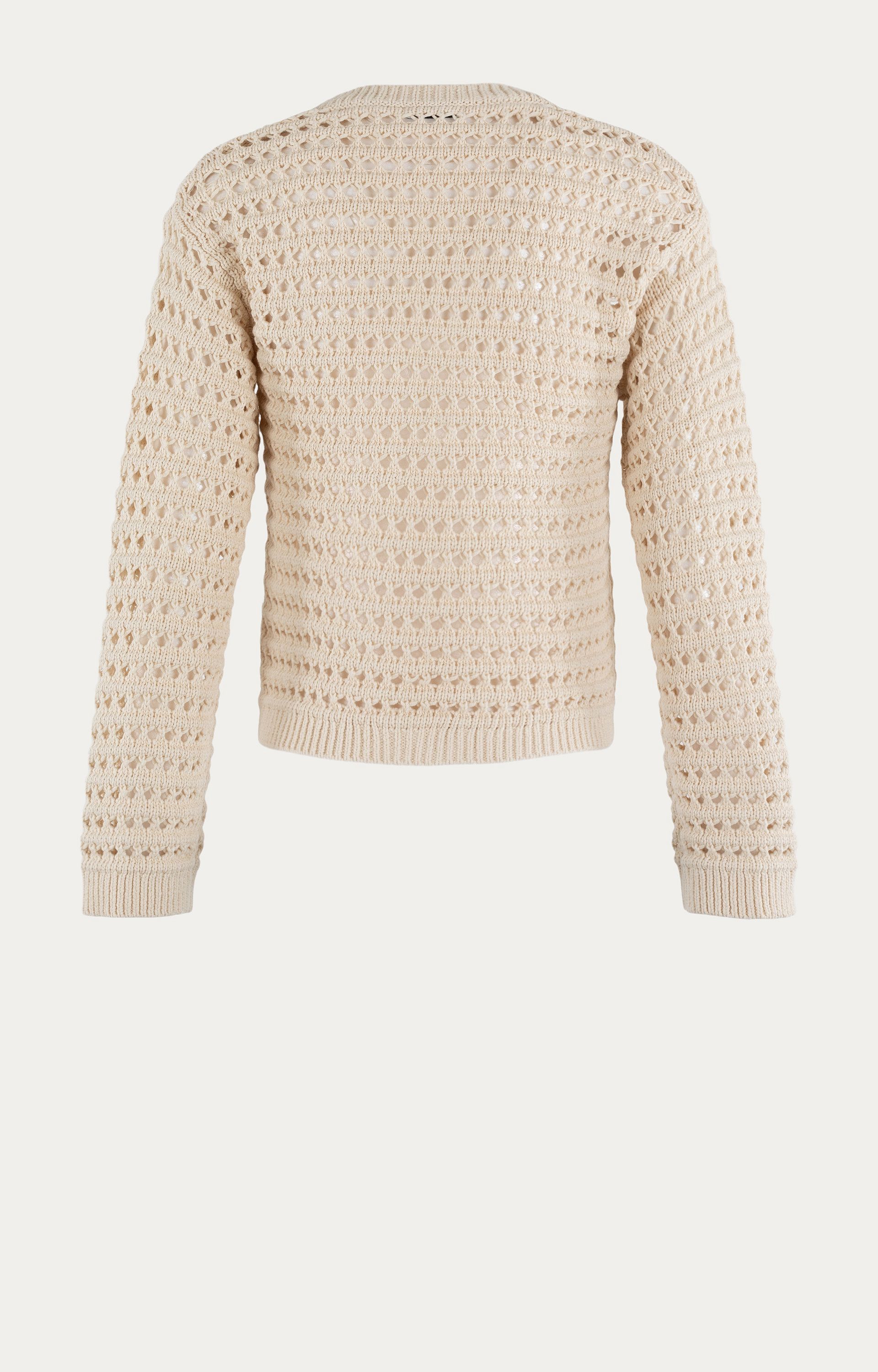 Opengebreide pullover