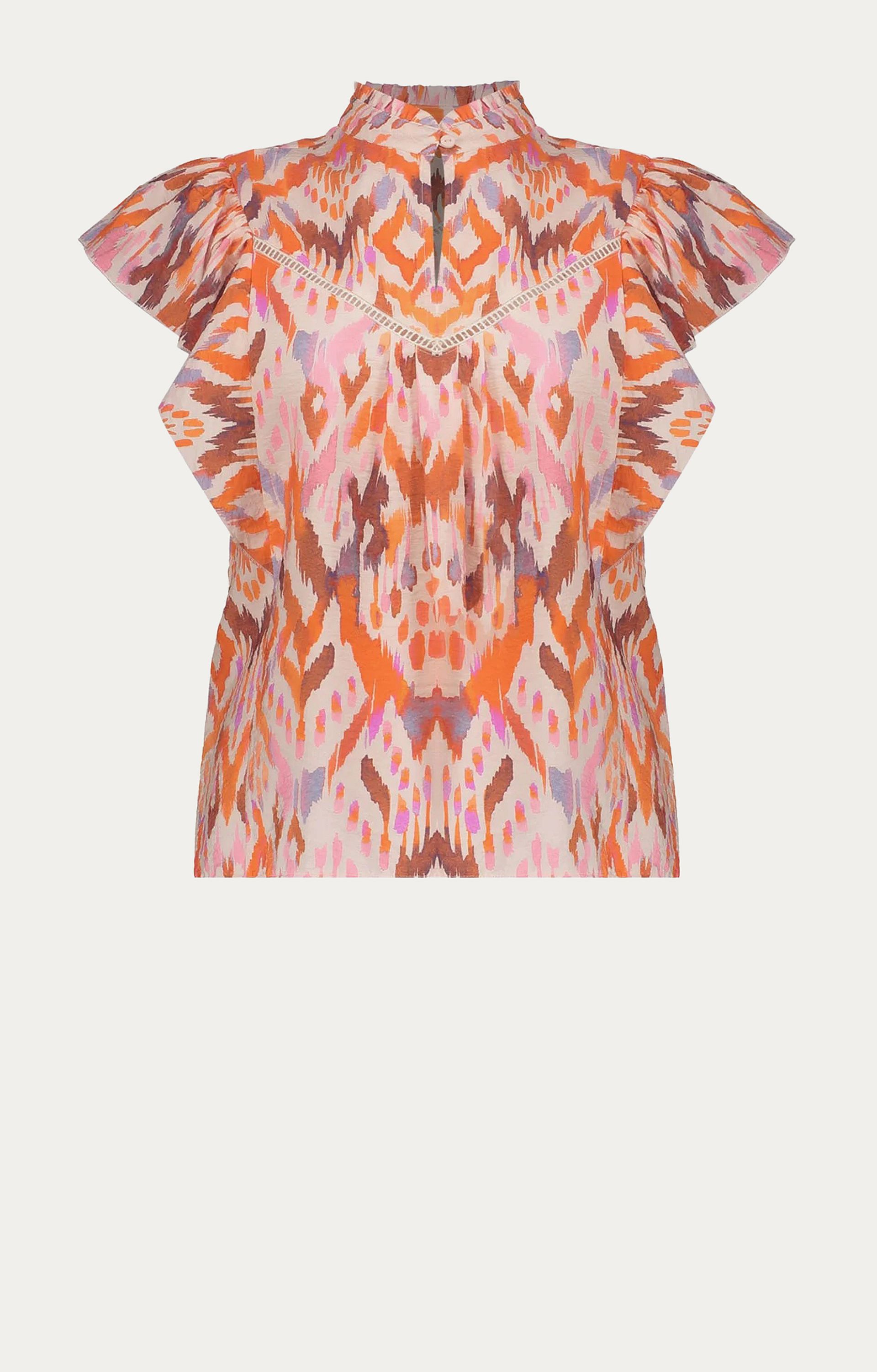 Blouse met dessin 