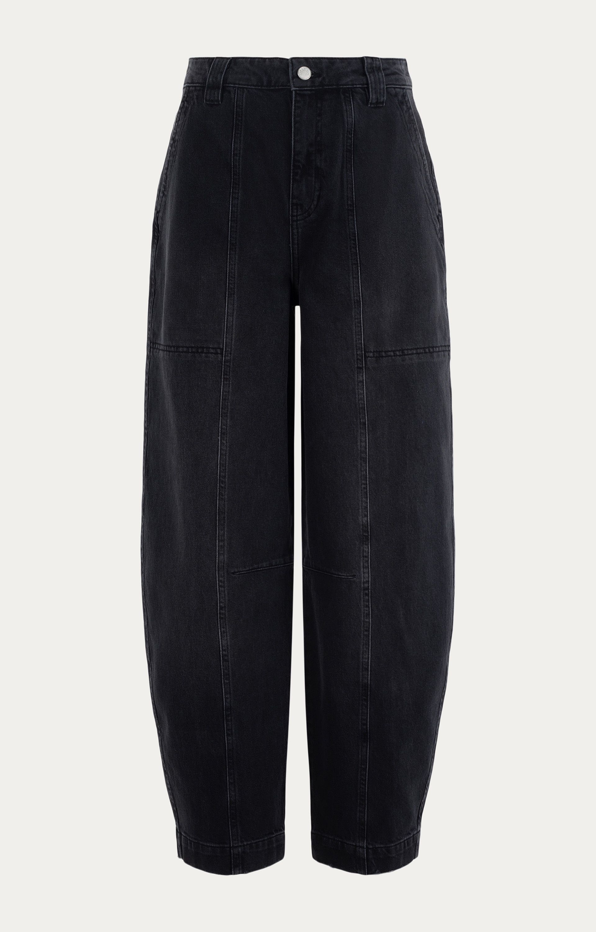 Jeans met barrel fit