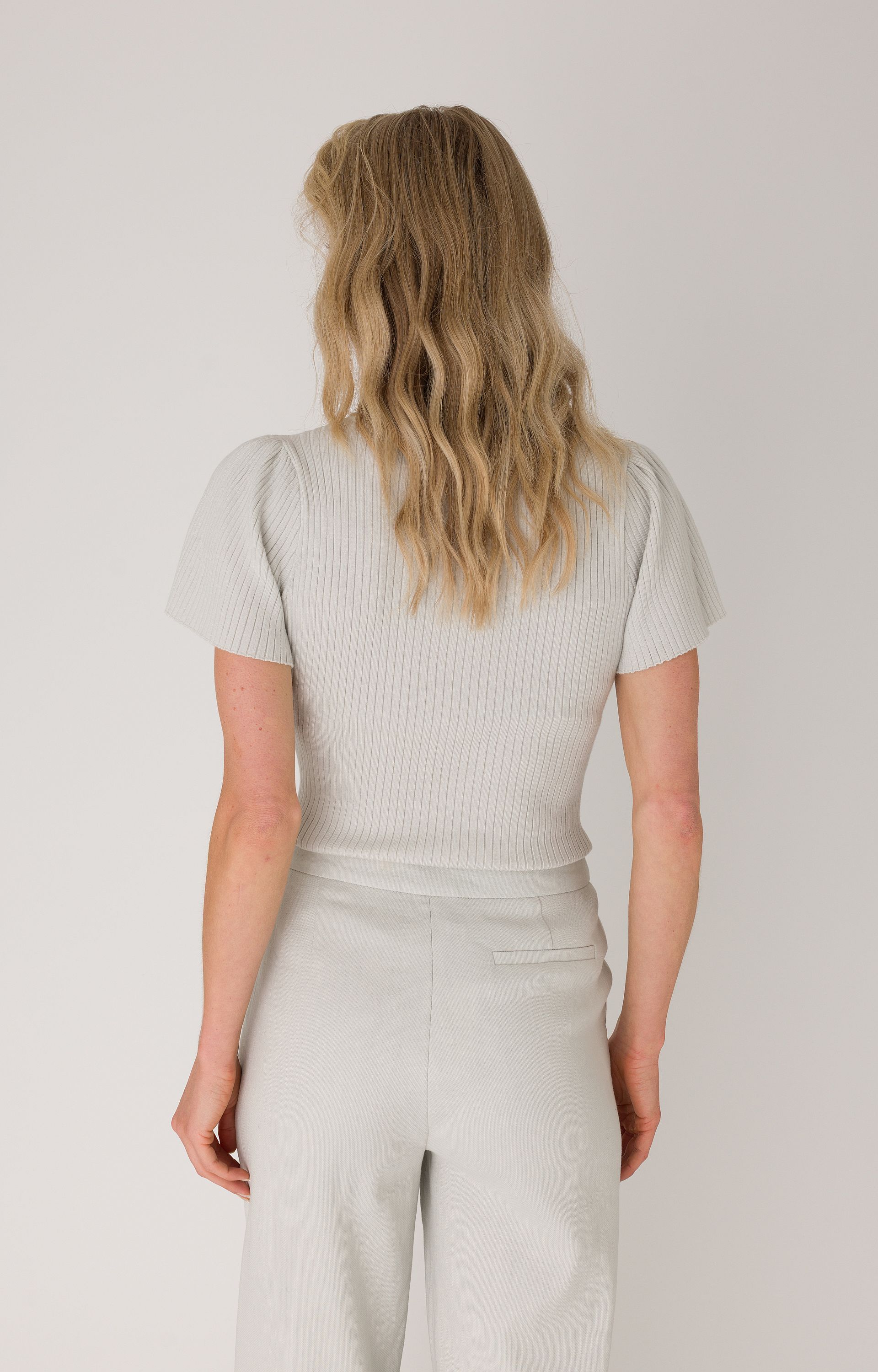 Pullover met ribstructuur