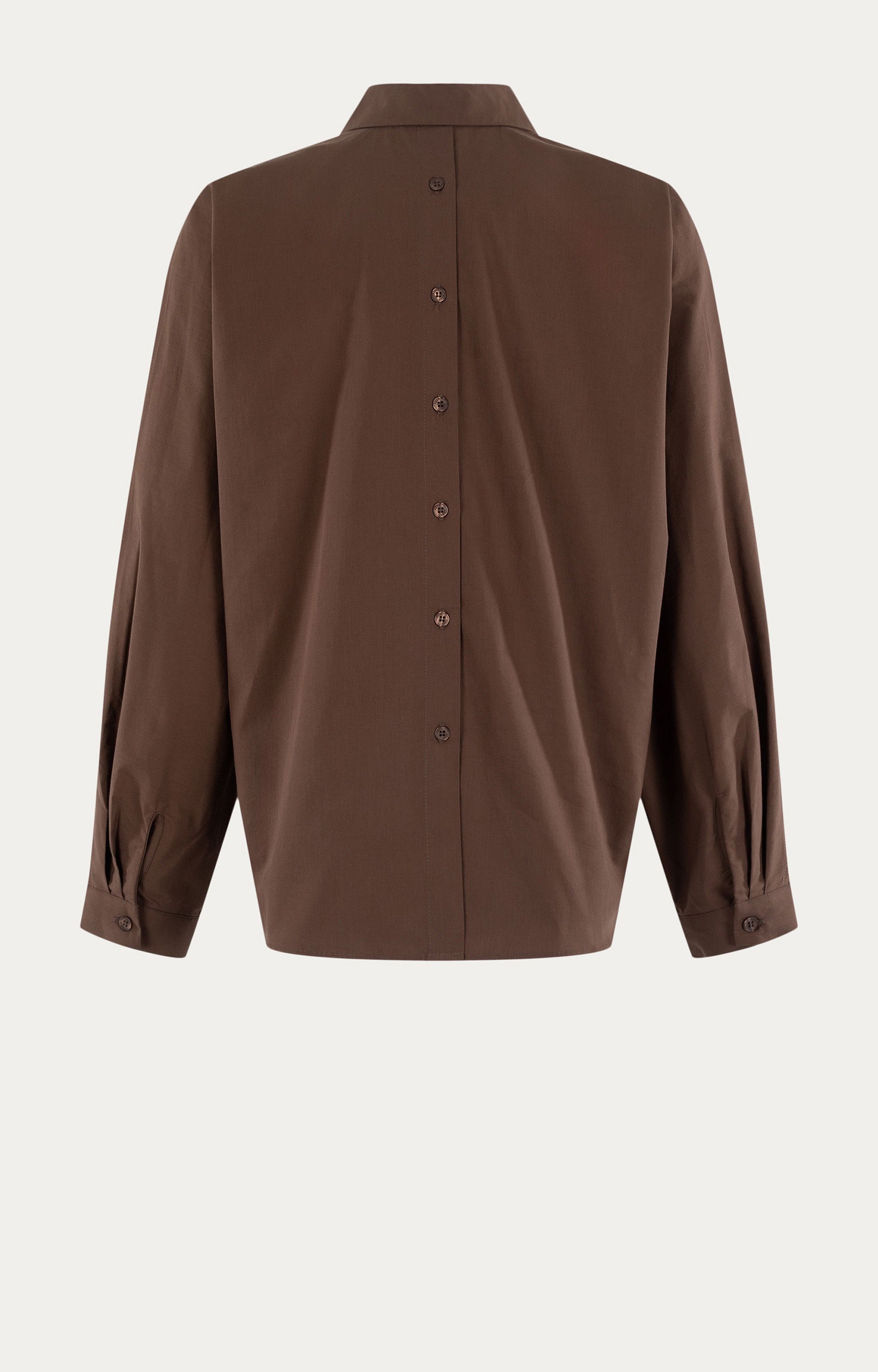 Blouse met rugknoopdetail