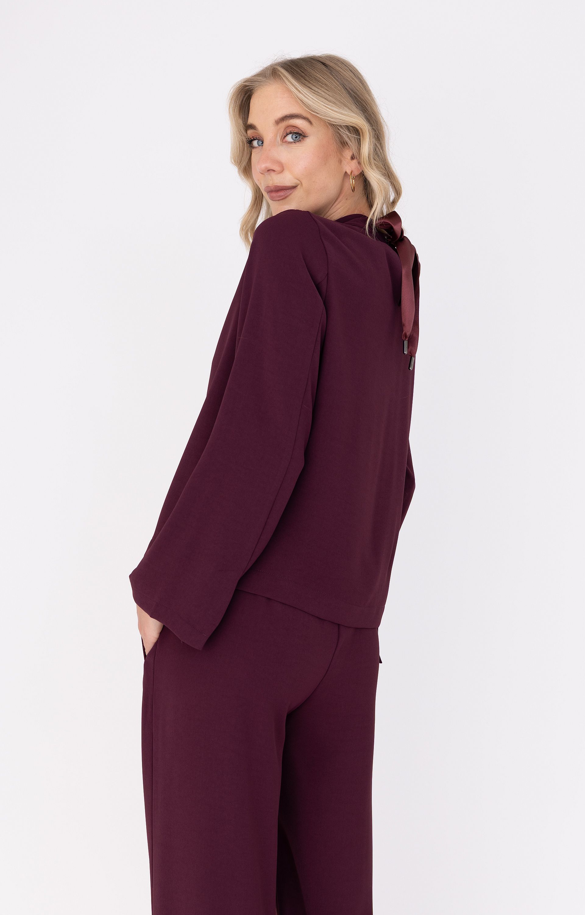 Blouse met strikdetail