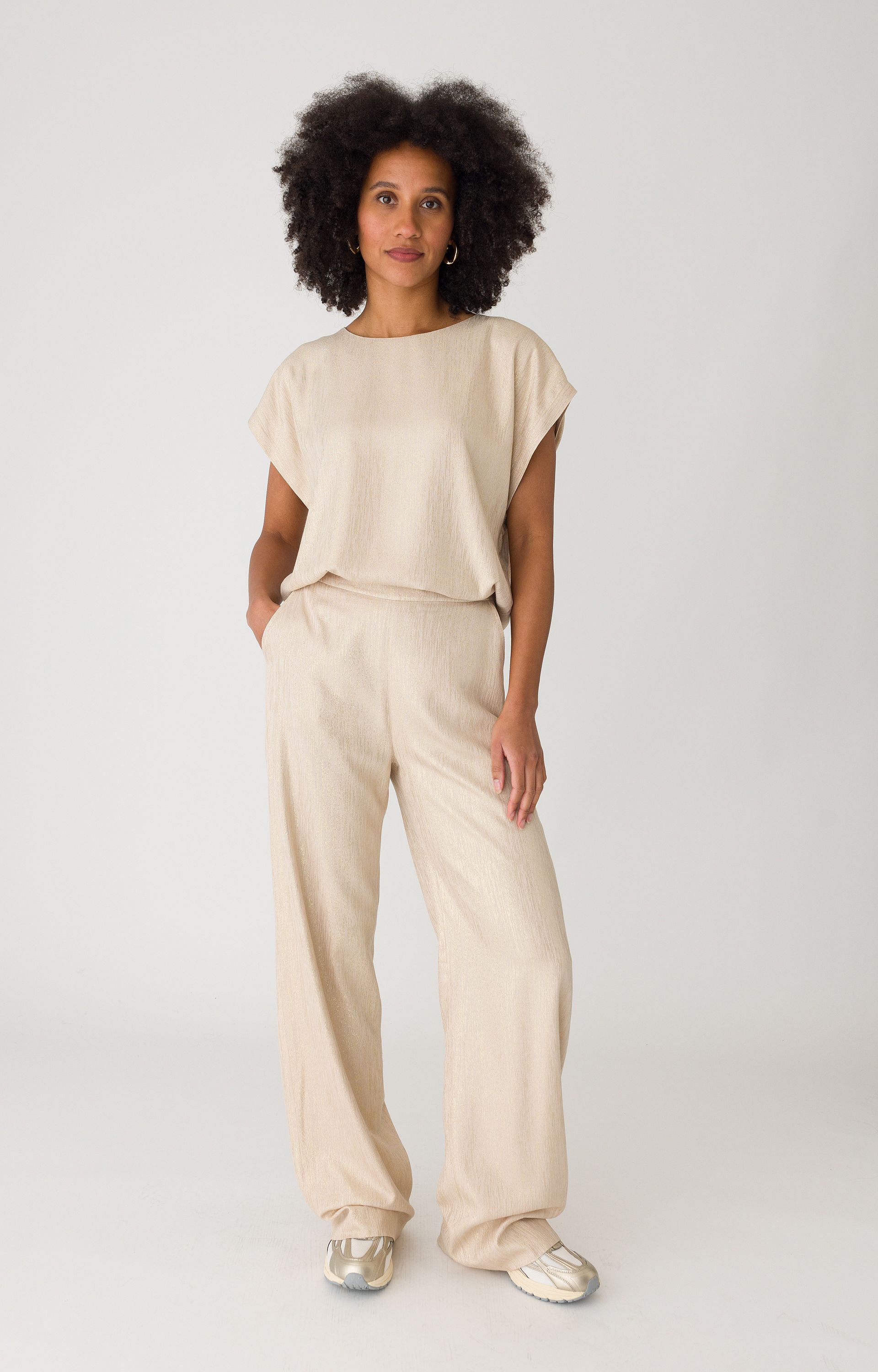 Broek met lurex