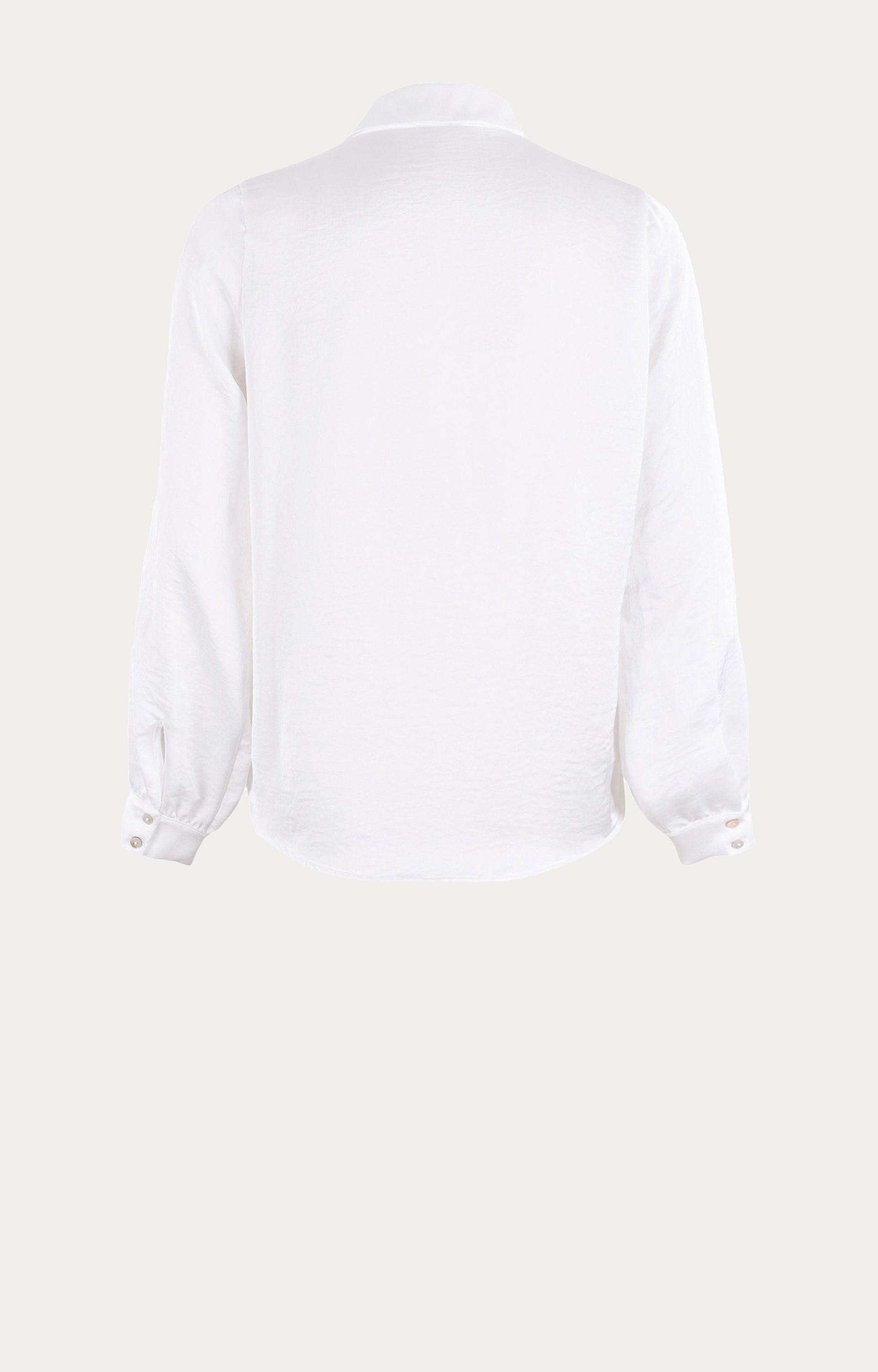 Blouse met satijnlook