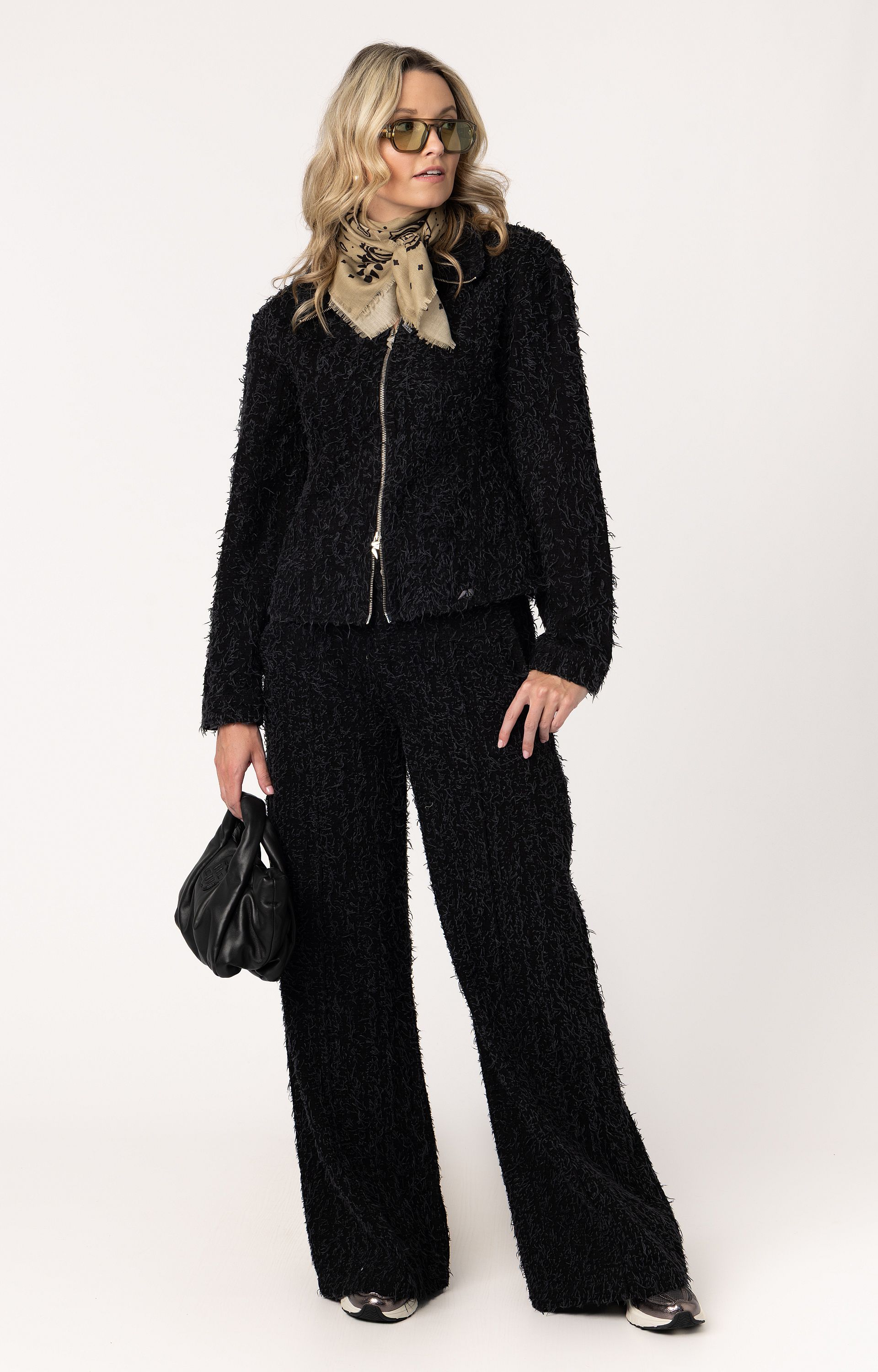 Broek met structuur