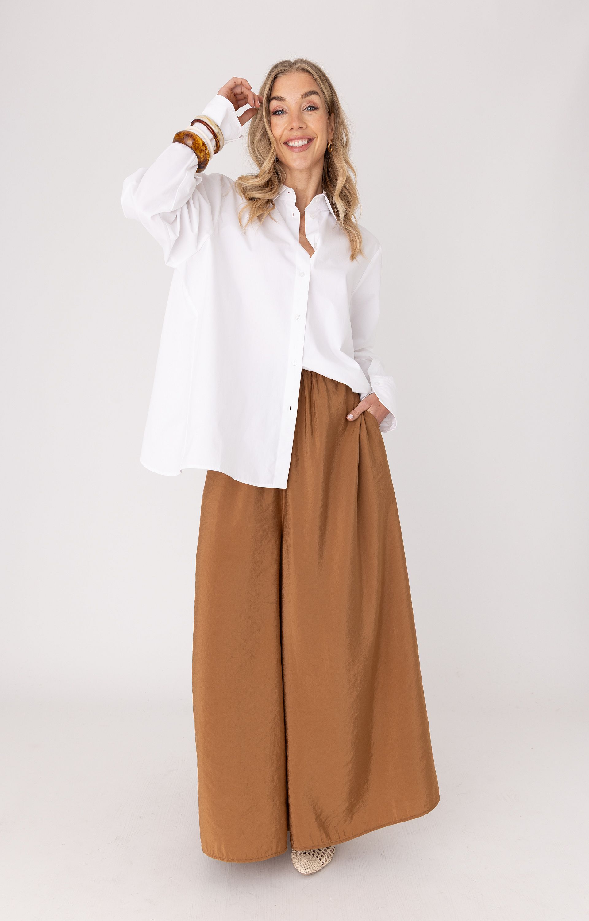Broek wide leg