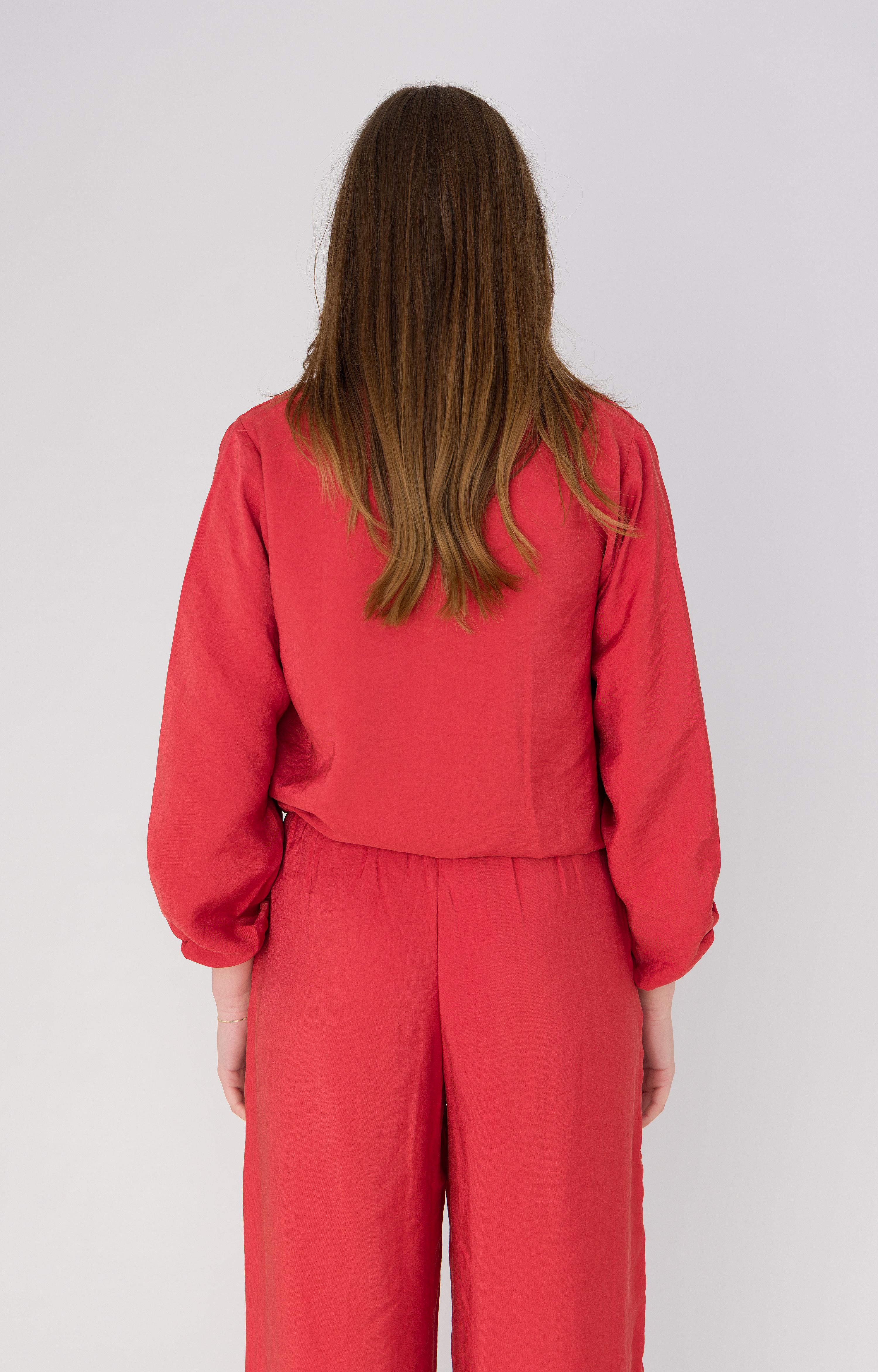 Blouse met v-hals