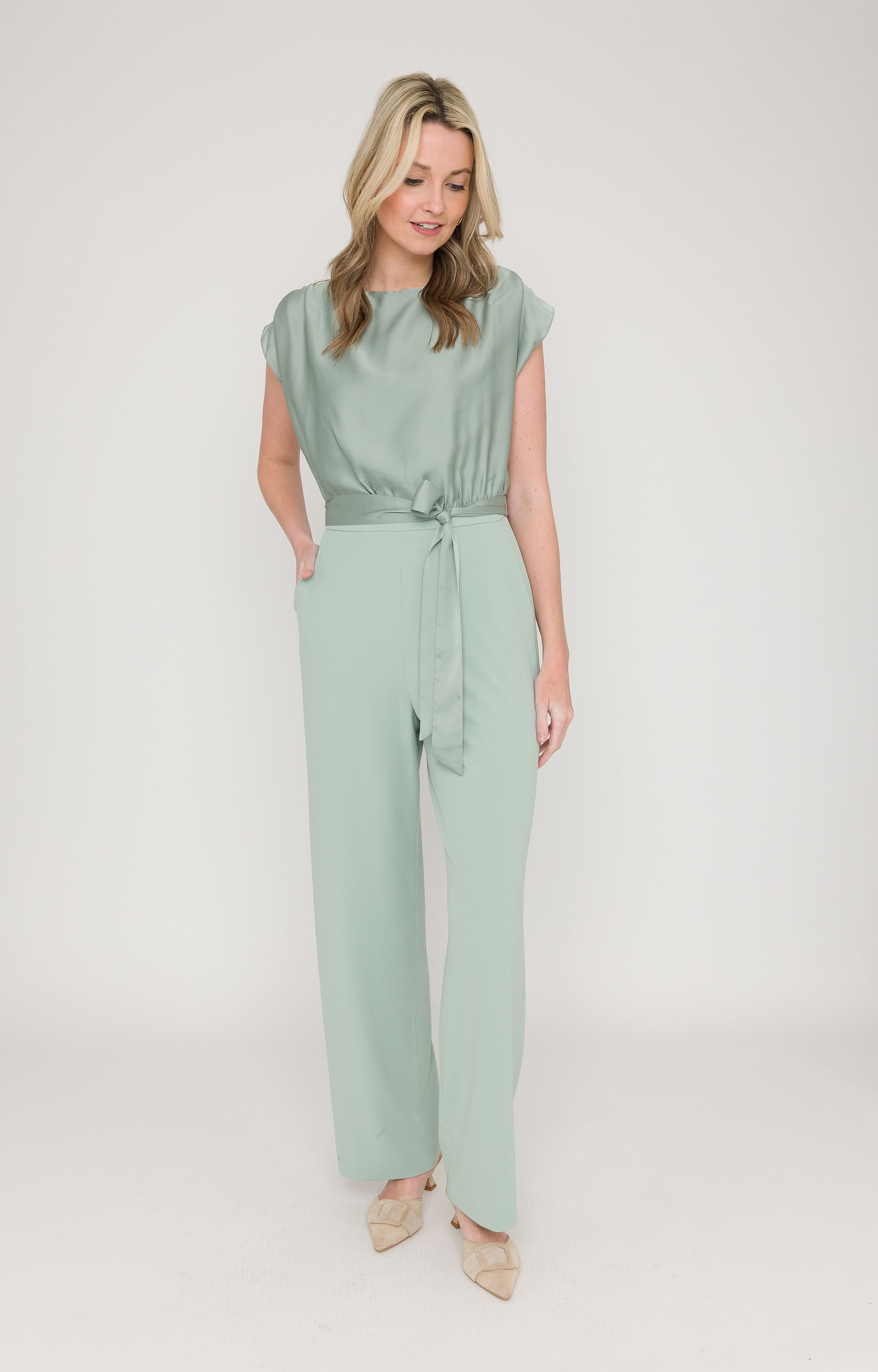 Jumpsuit met ceintuur