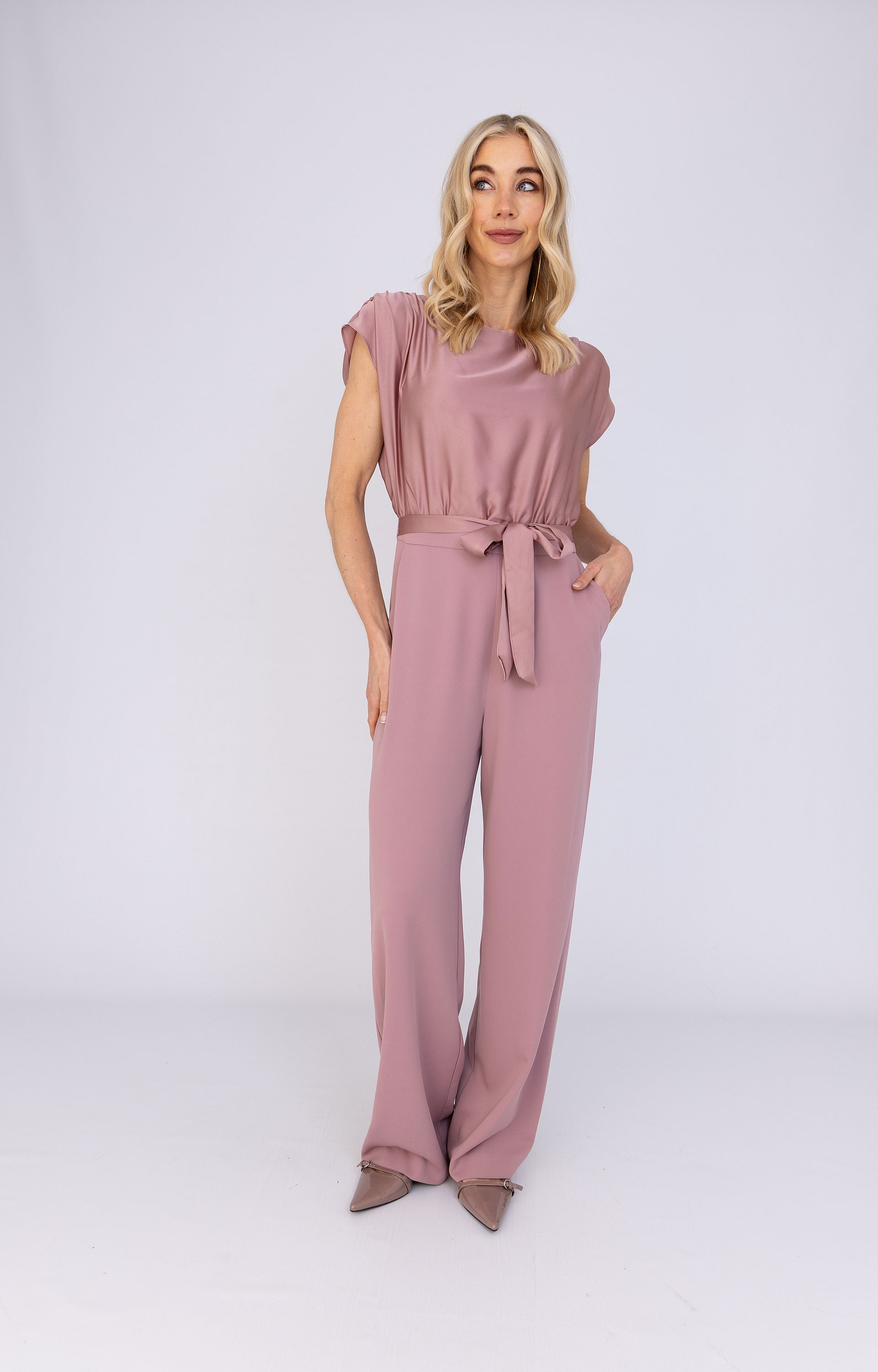 Satijnen jumpsuit