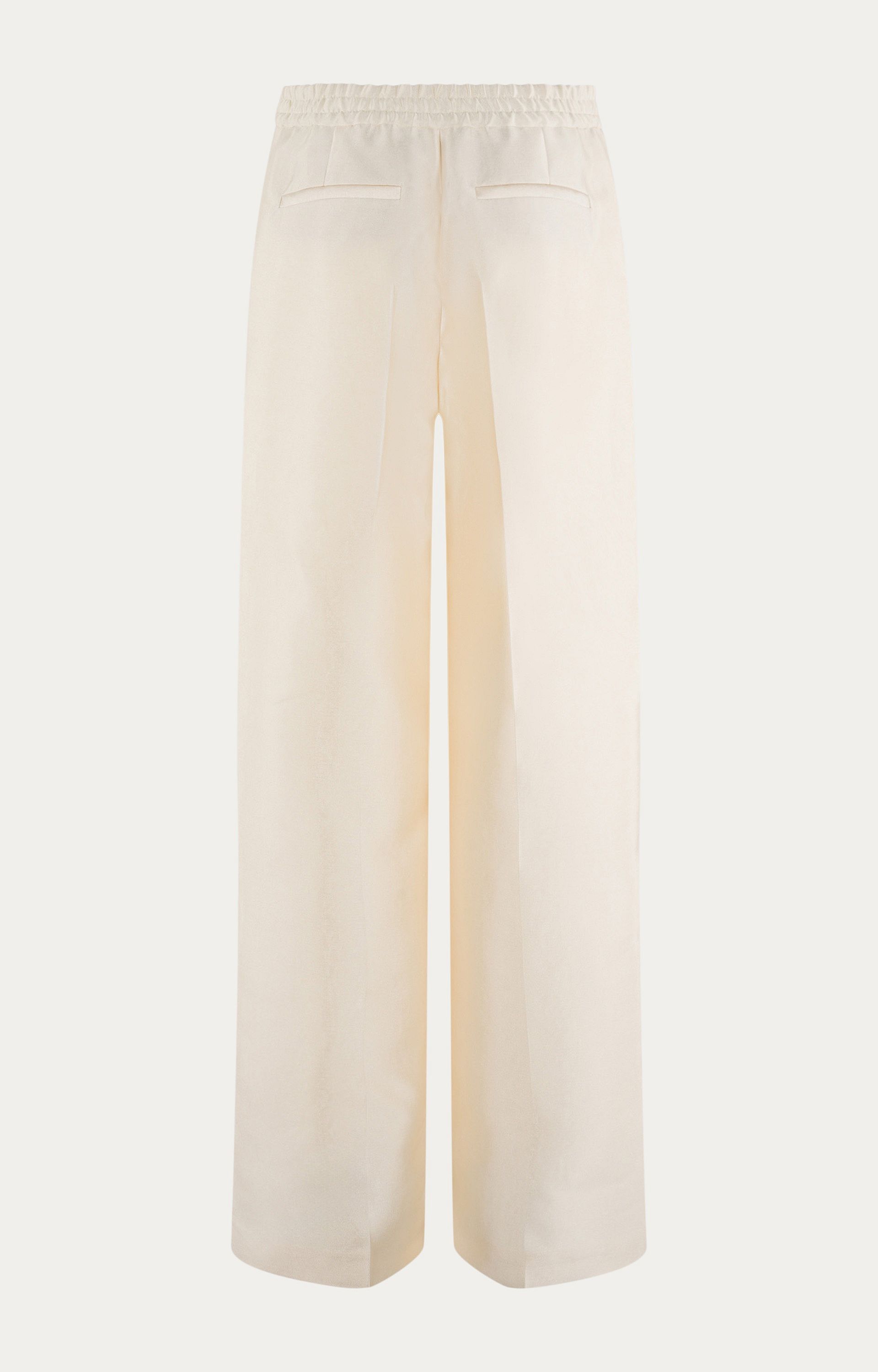 Pantalon met satijnlook