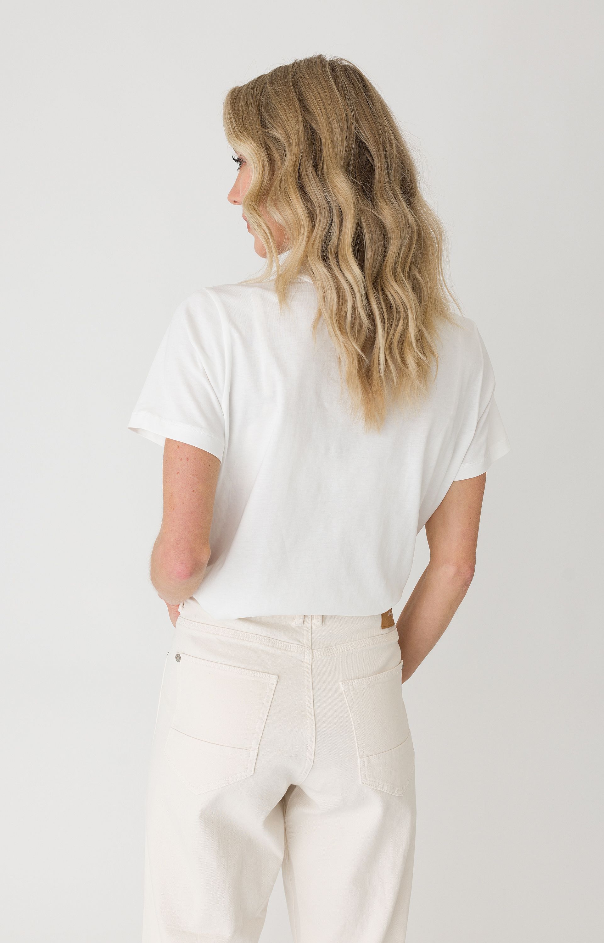 Shirt met borduursels