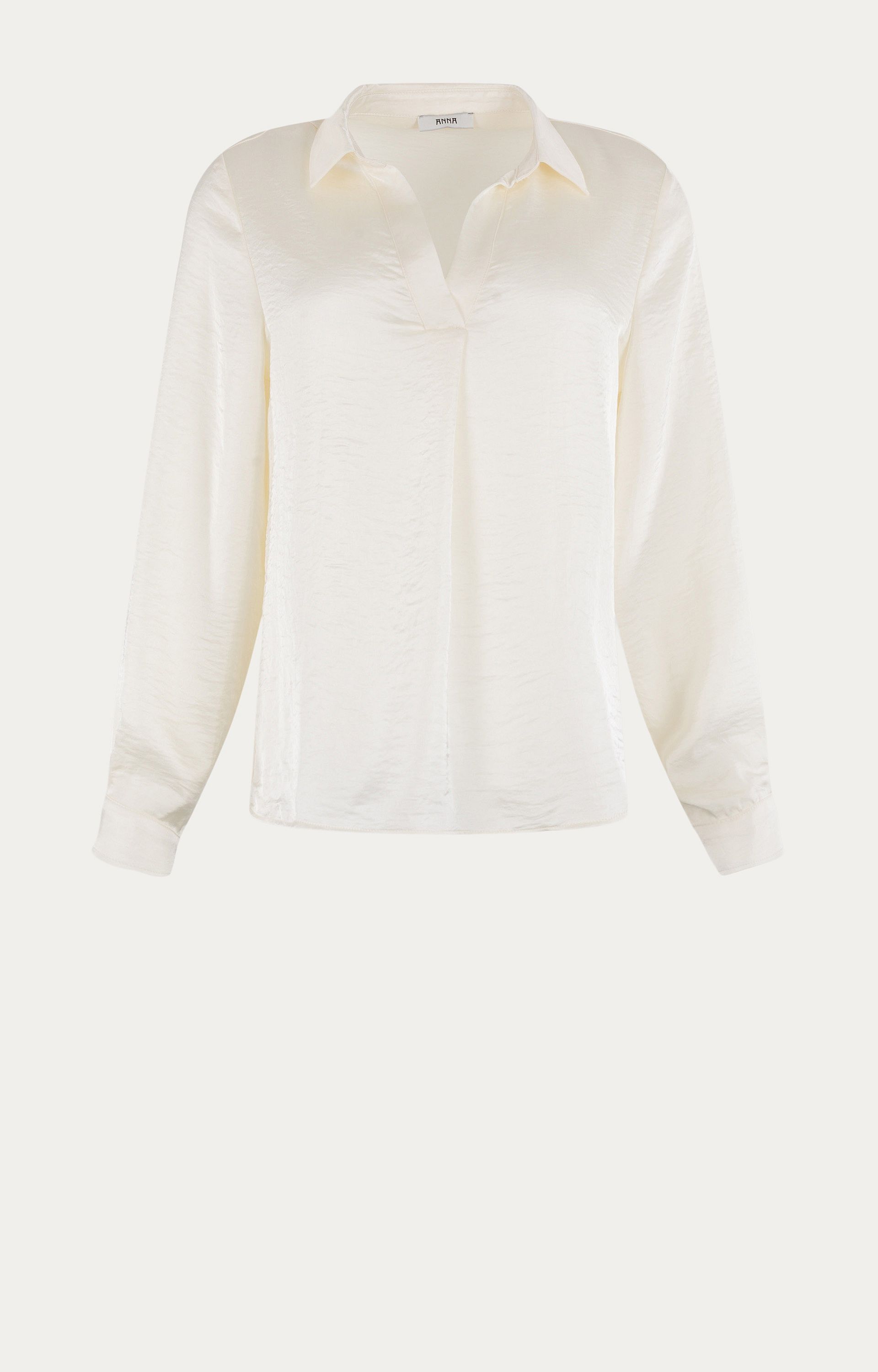 Blouse met satijnlook
