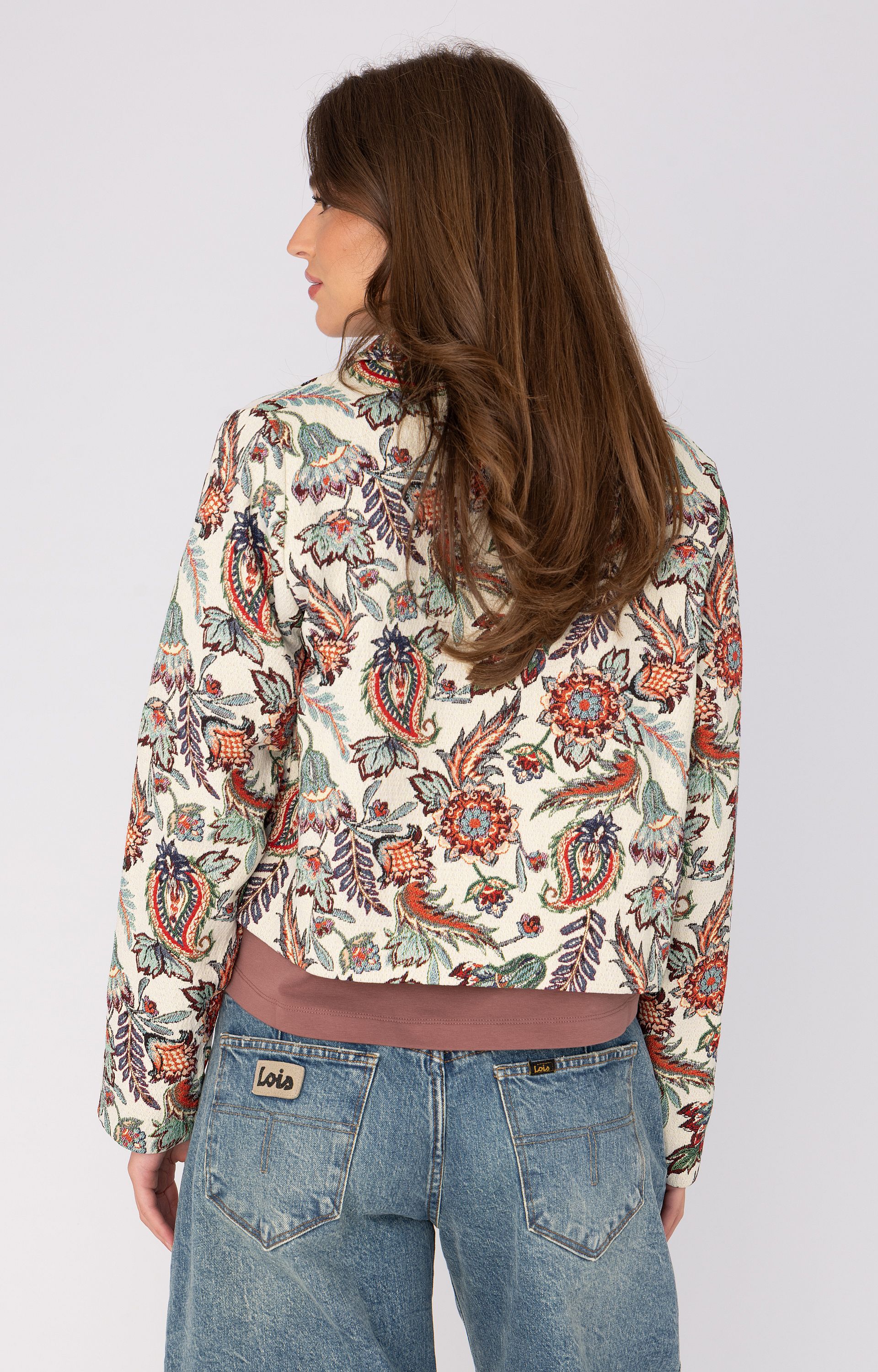 Jacket met dessin 