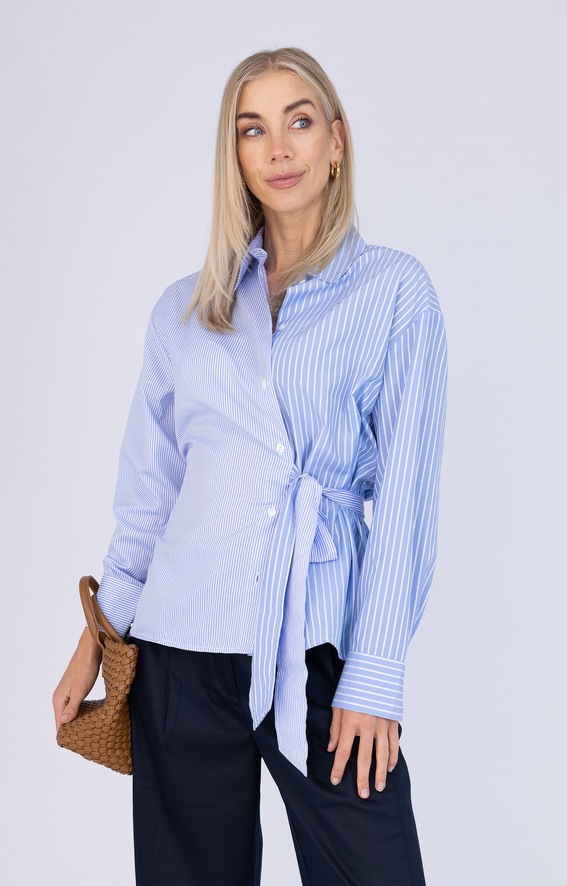 Blouse met strikdetail