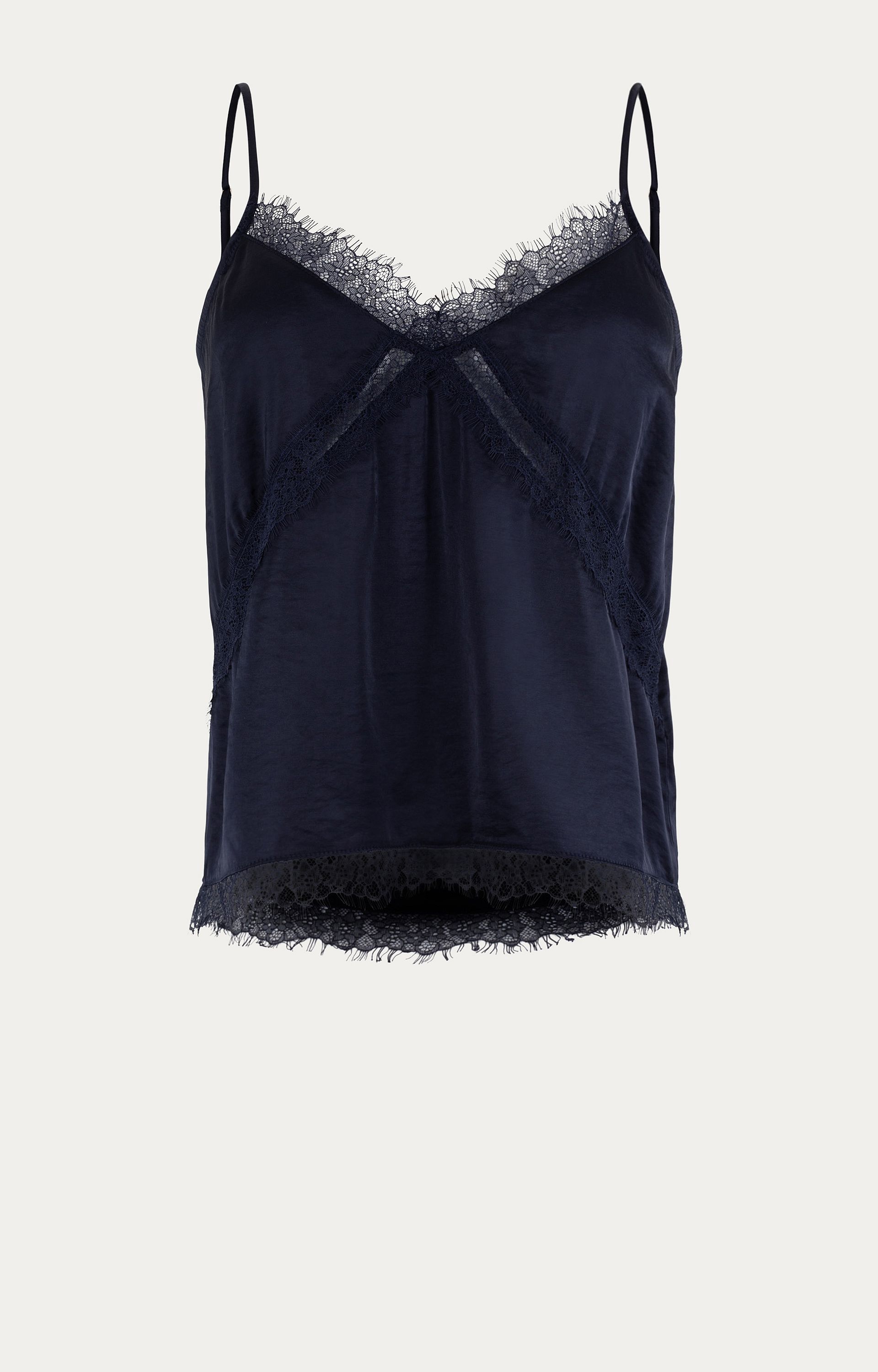 Lingerie top satijnlook