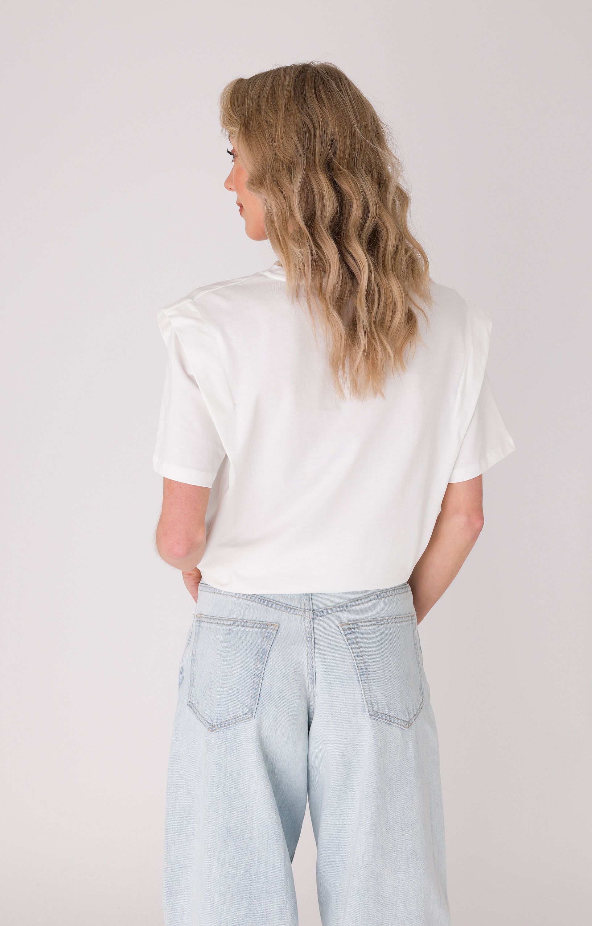 Shirt met knoop