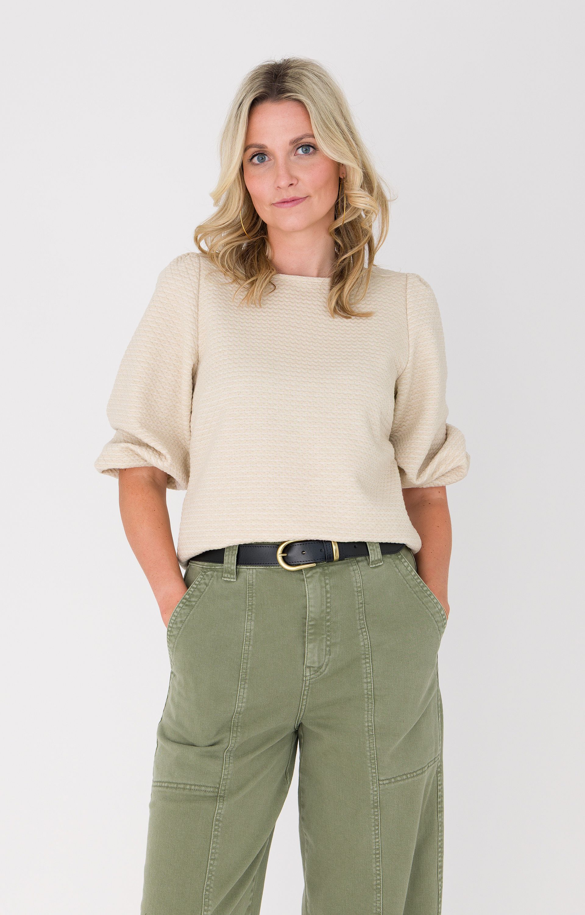 Sweater met structuur