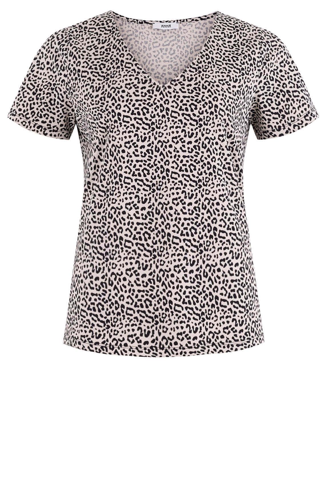 Shirt met panterprint