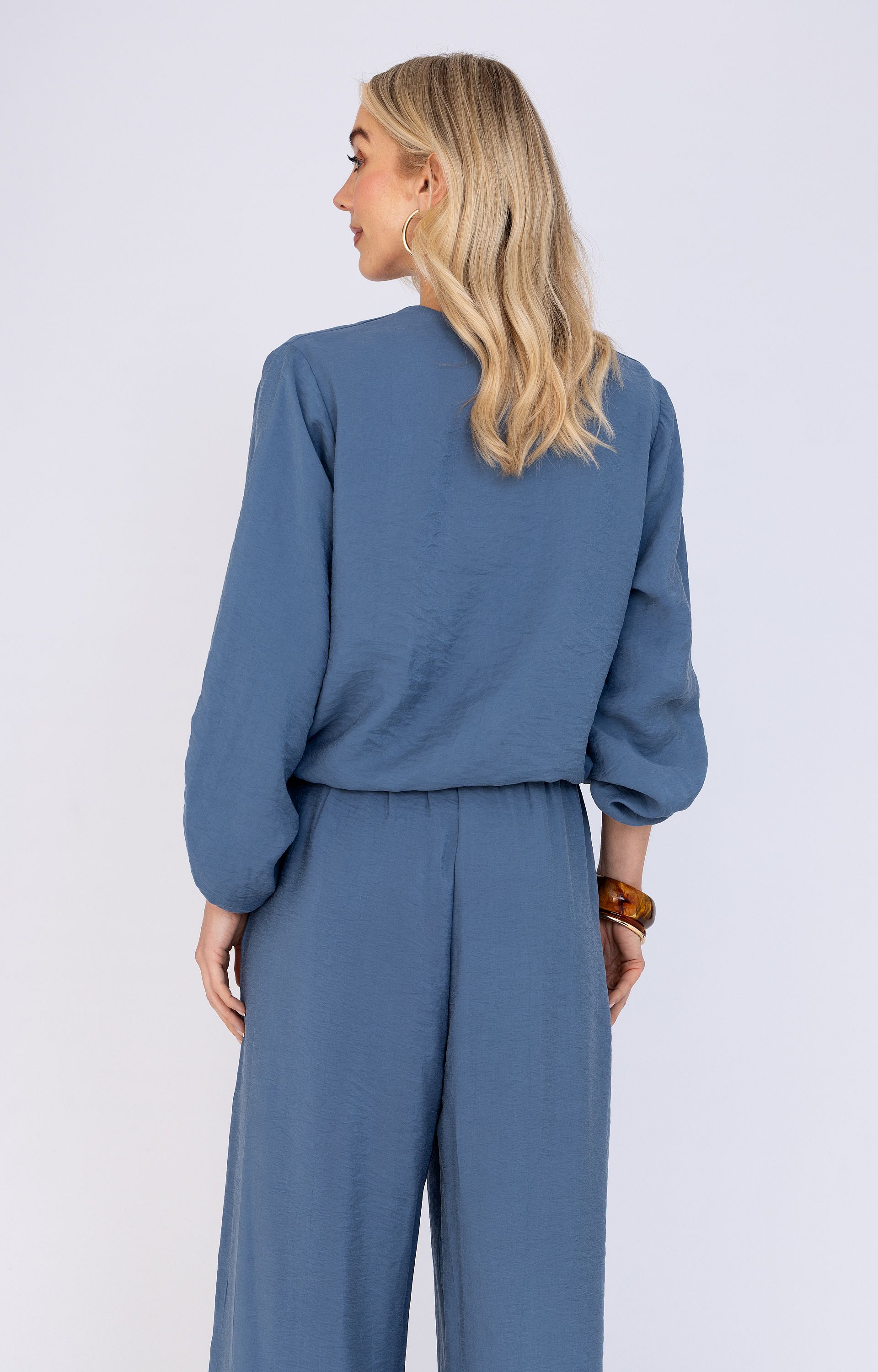 Blouse met v-hals