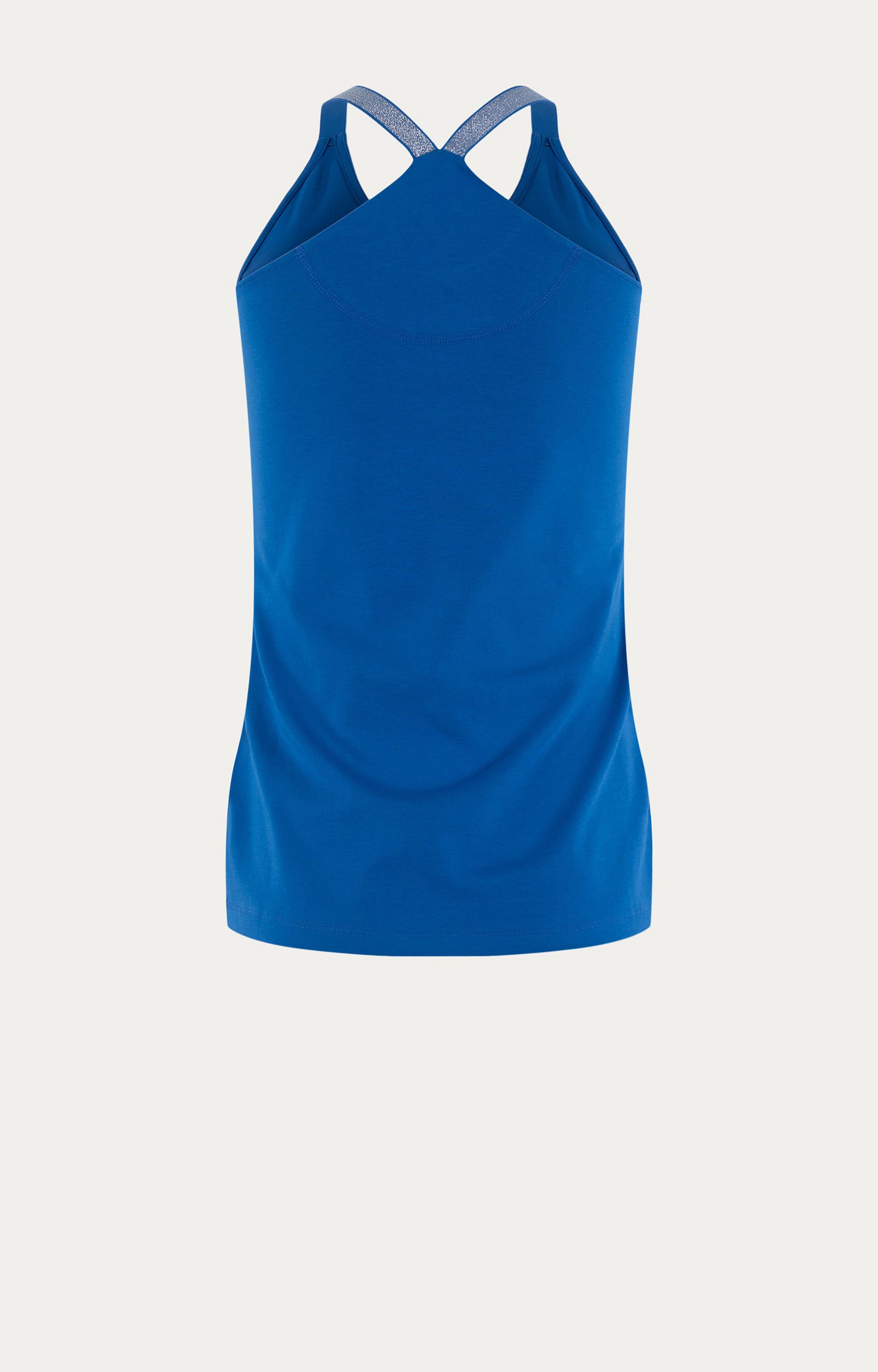 Top met lurexbandjes