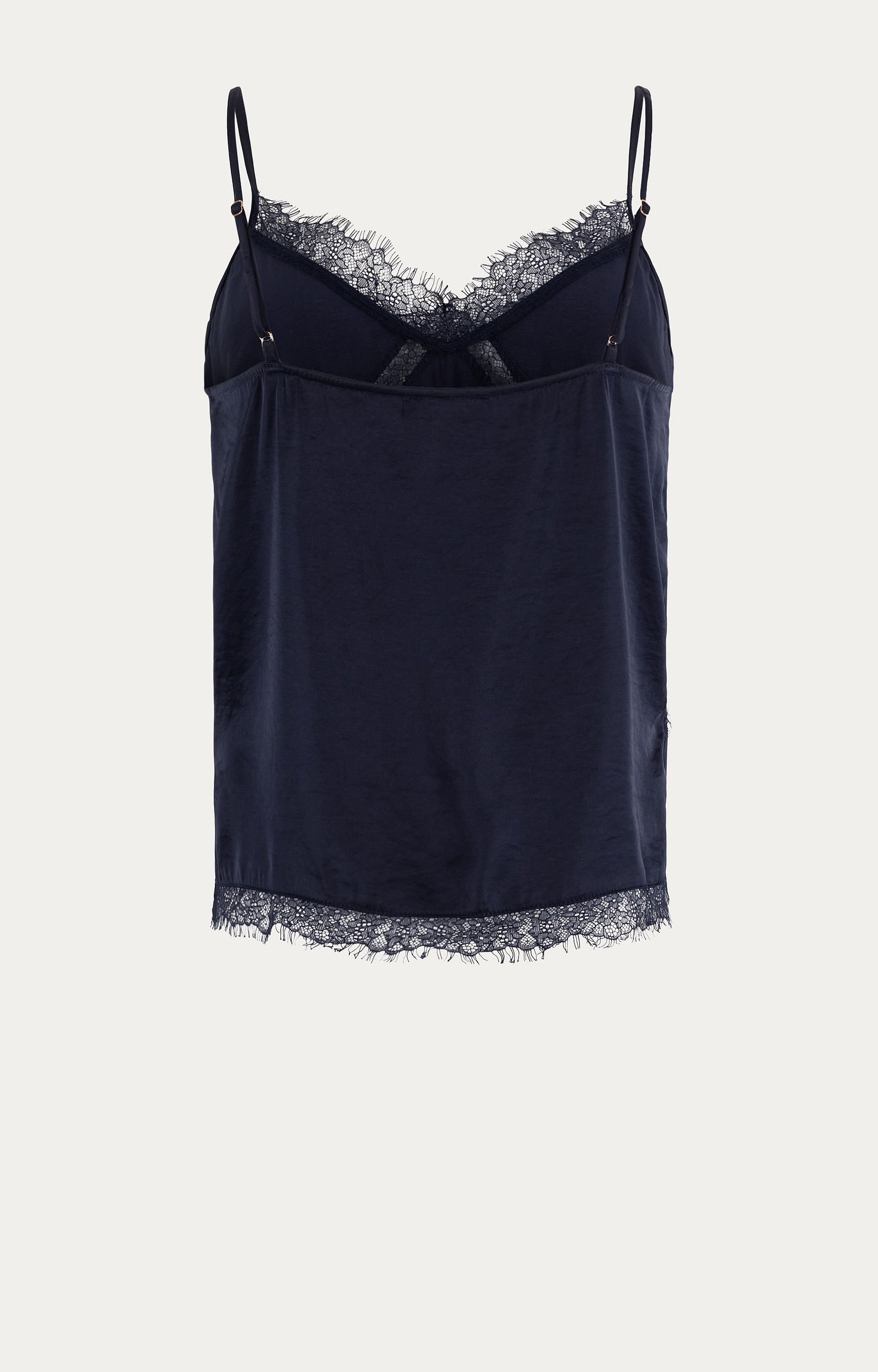 Lingerie top satijnlook