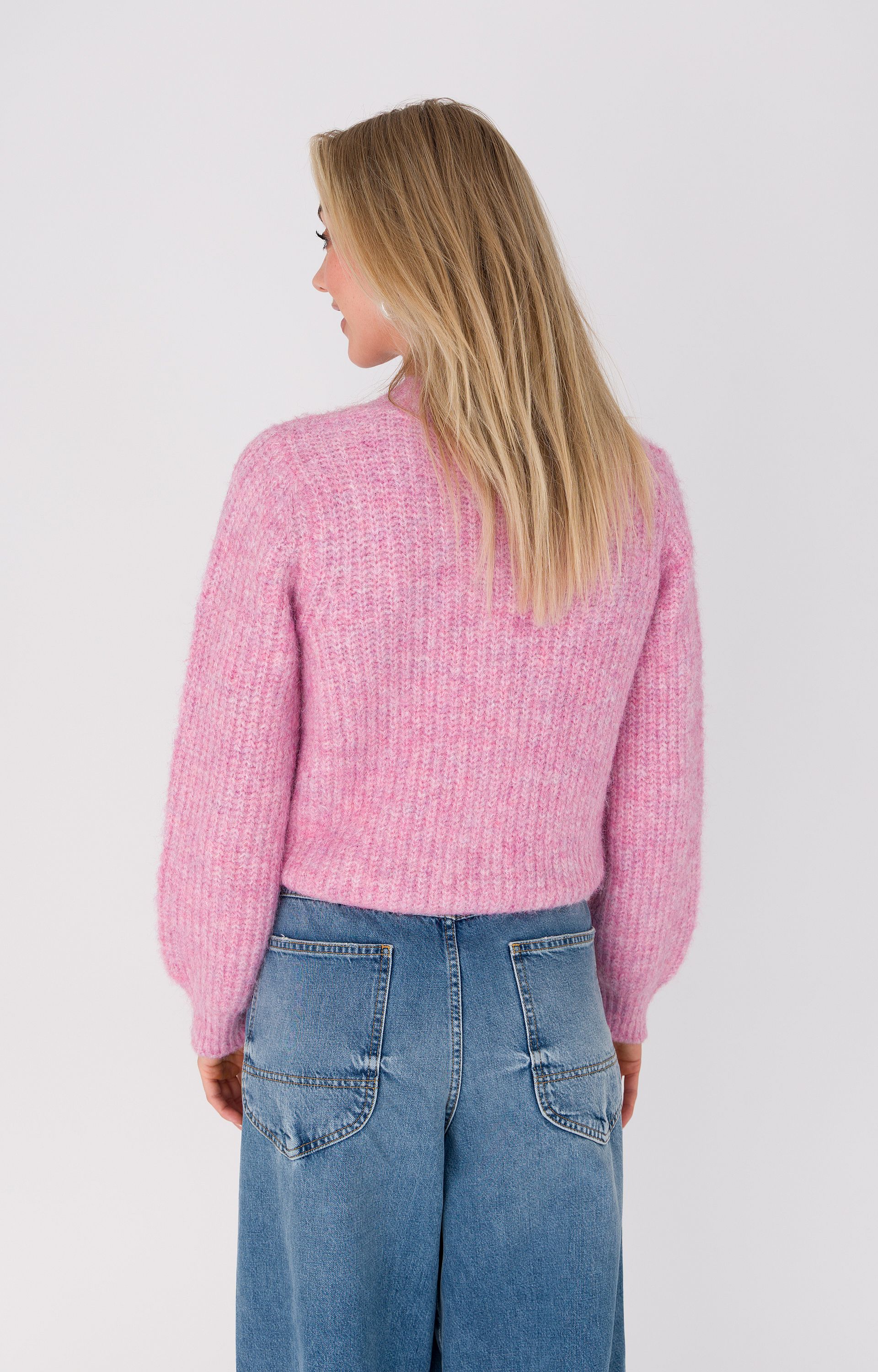 Vest met strass knopen