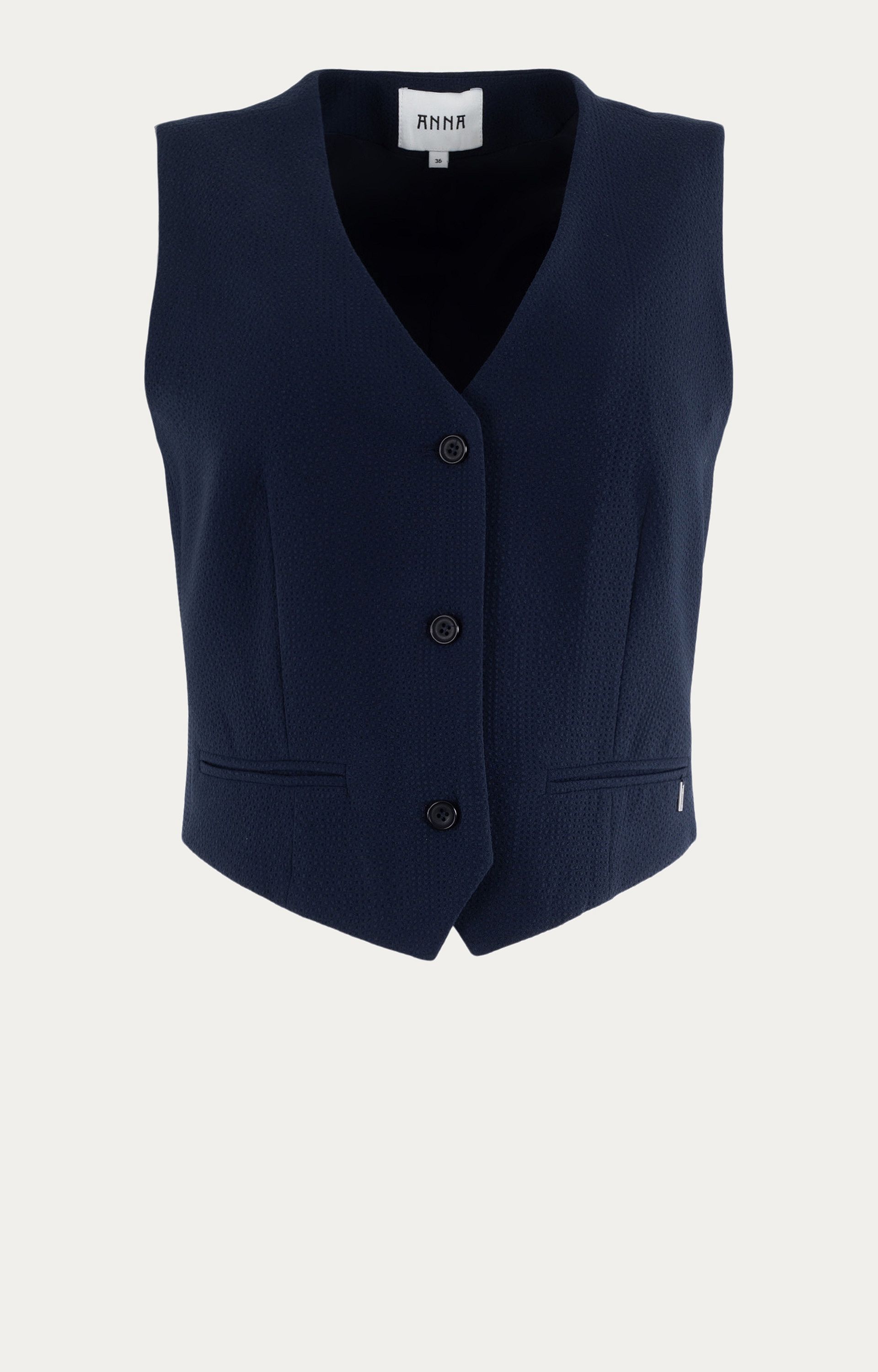 Gilet met structuur