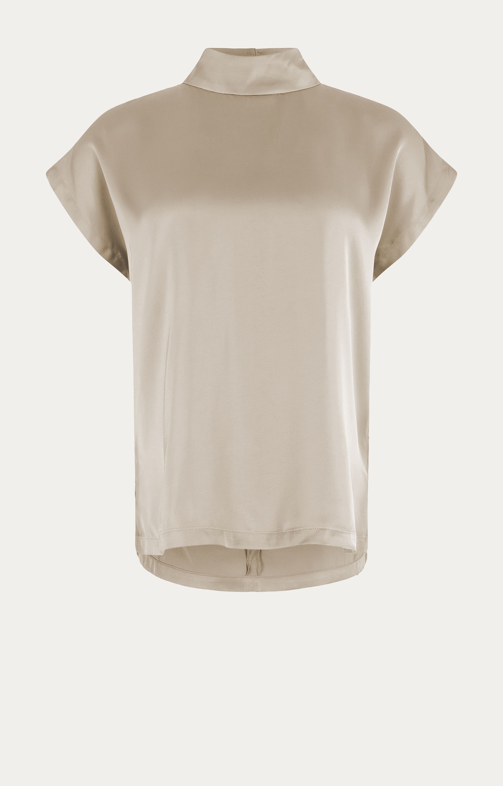 Blouse met satijnlook