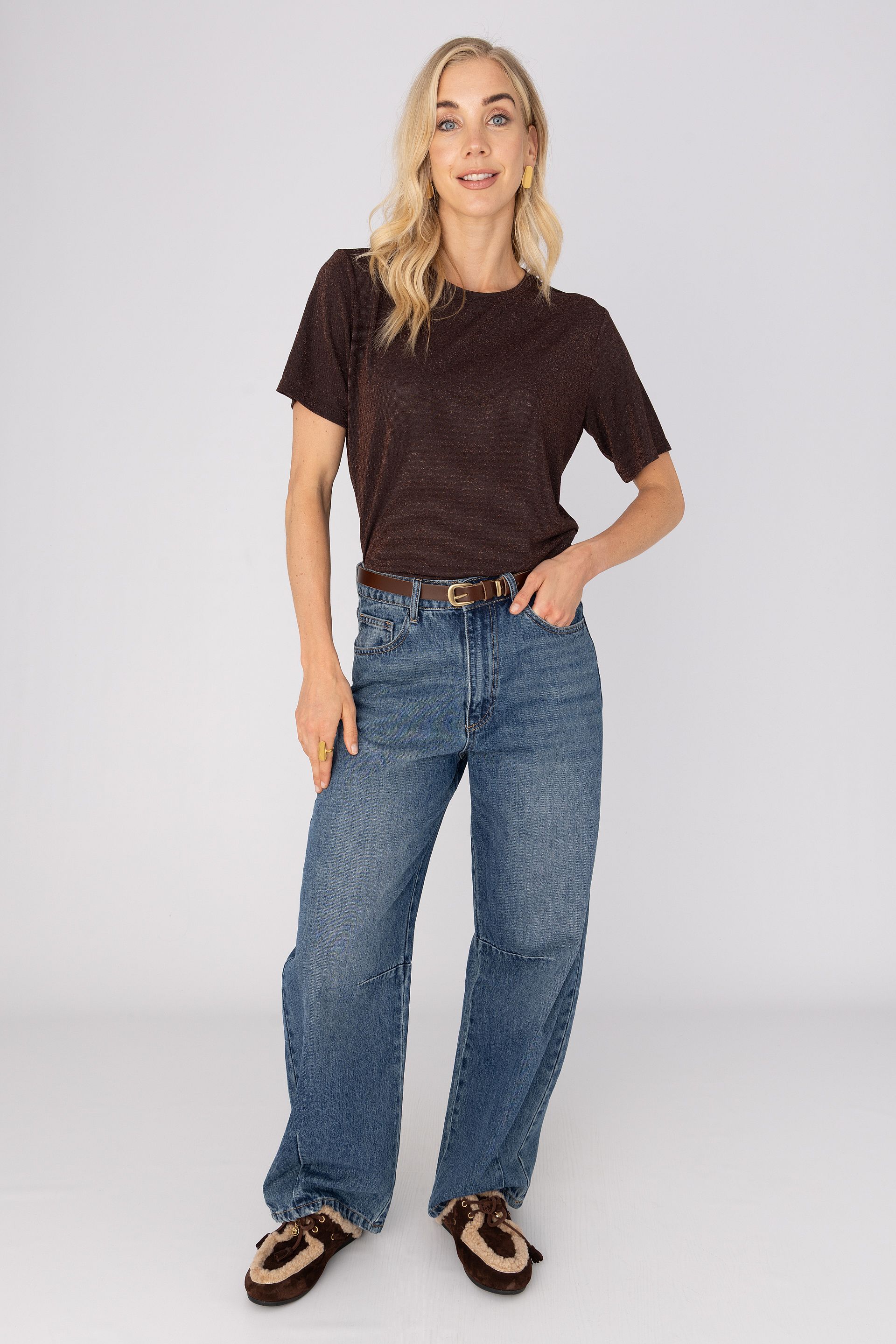 Shirt met glitter