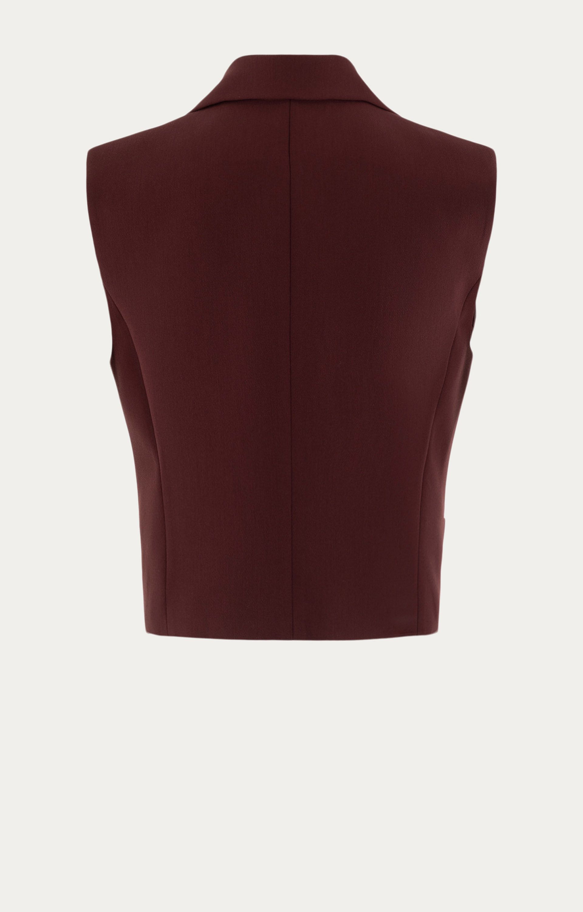 Gilet met knoopsluiting 