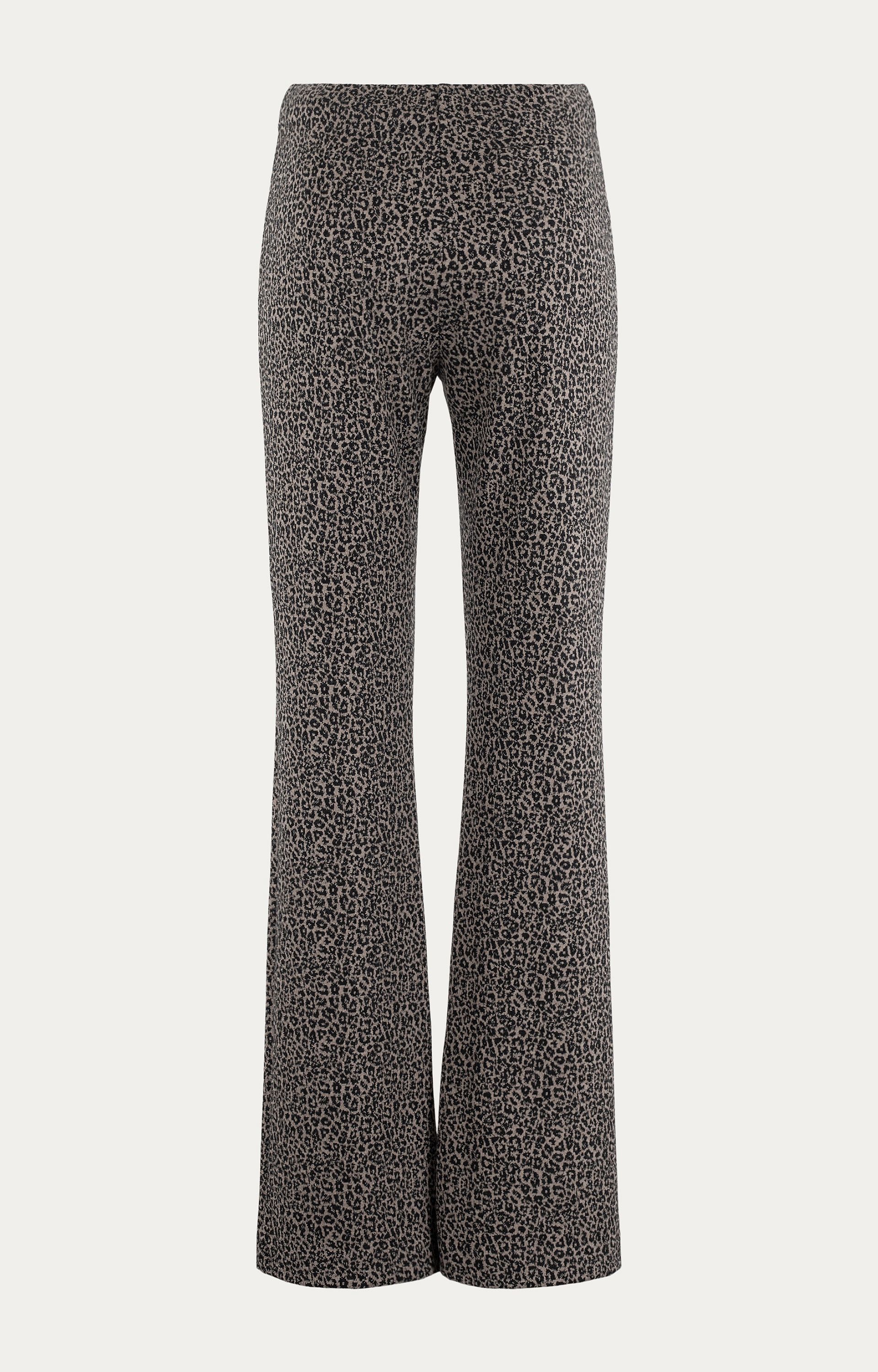 Broek met panterprint 