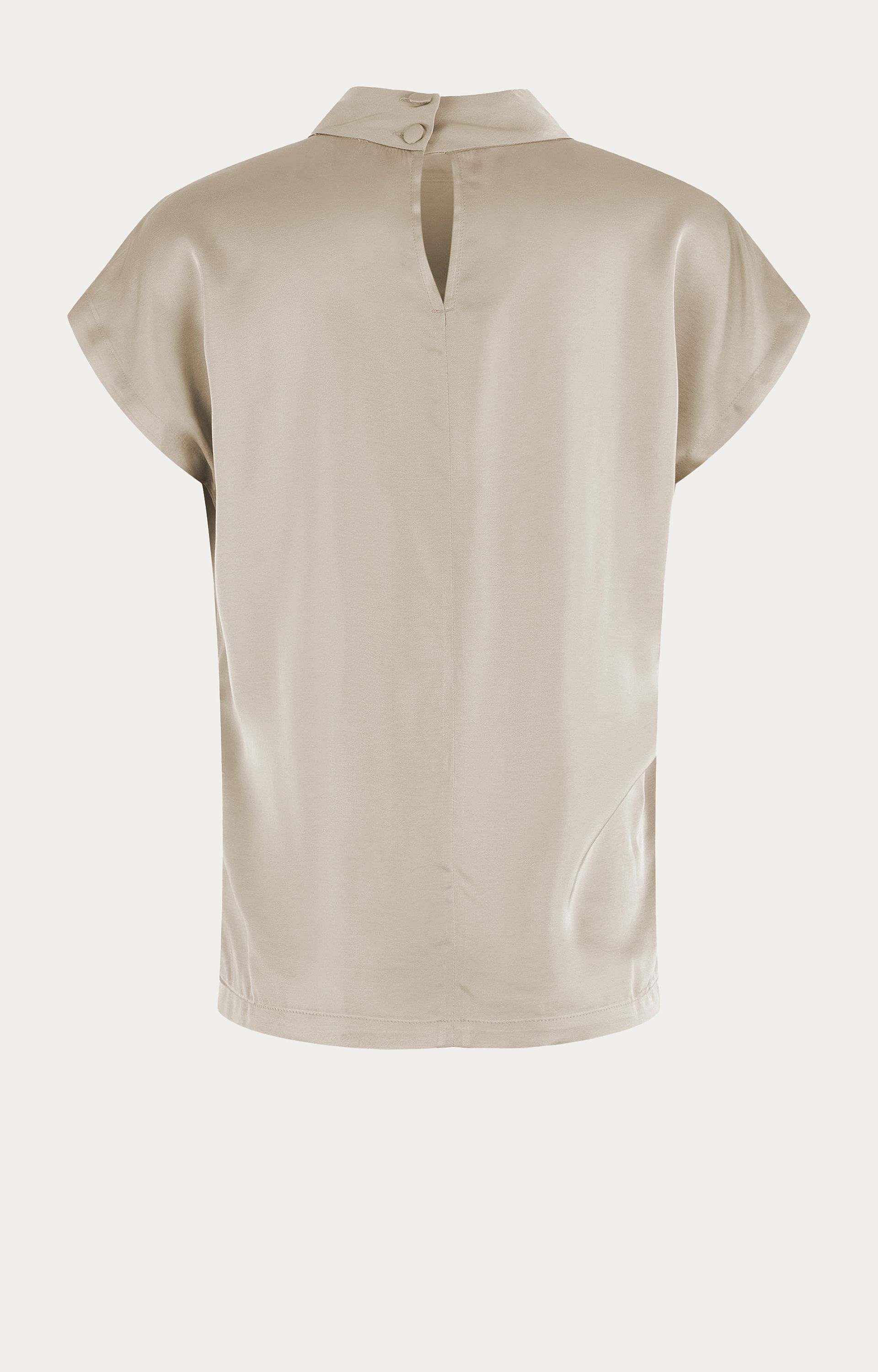Blouse met satijnlook