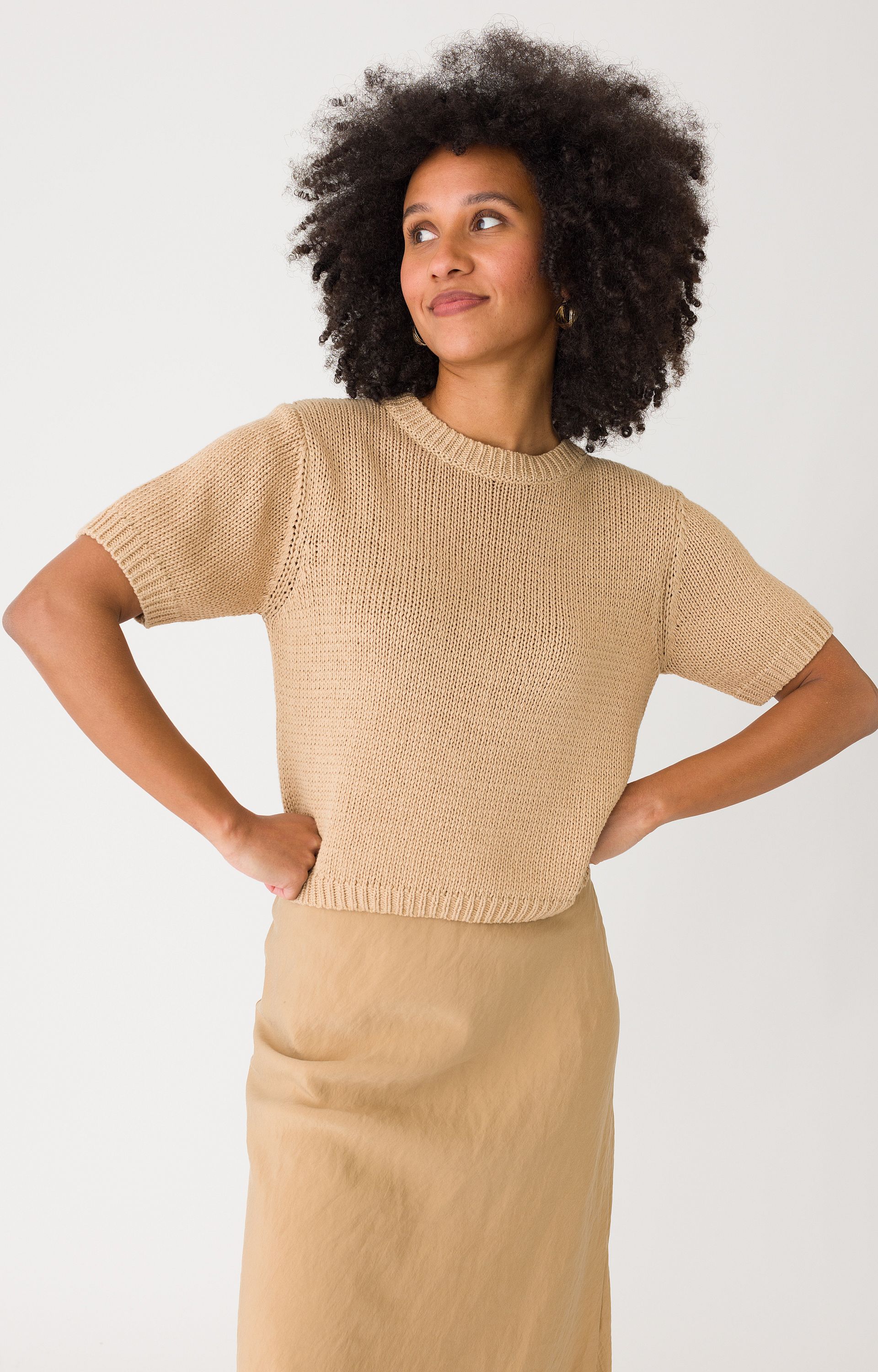 Pullover korte mouw