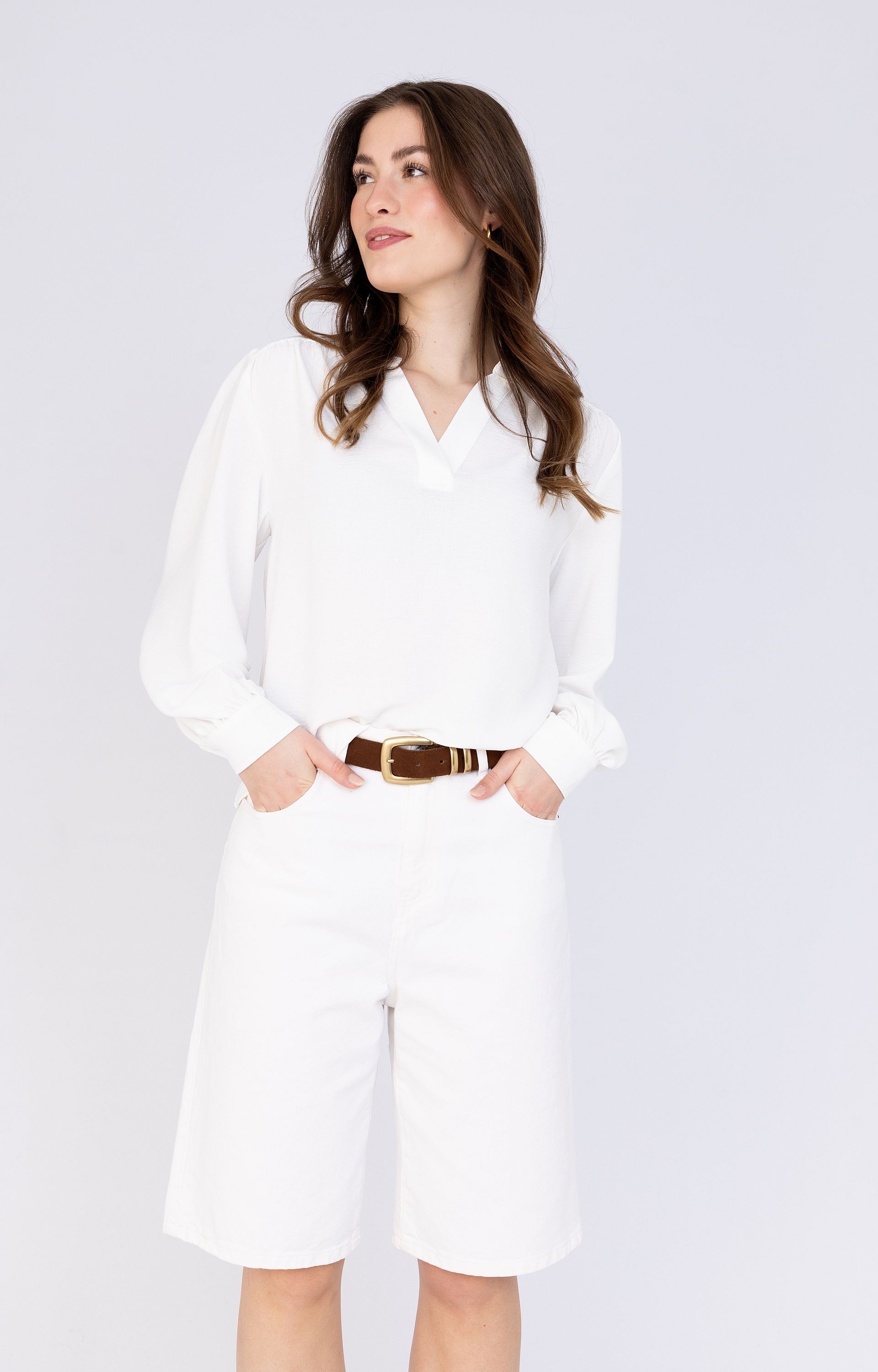 Blouse met structuur