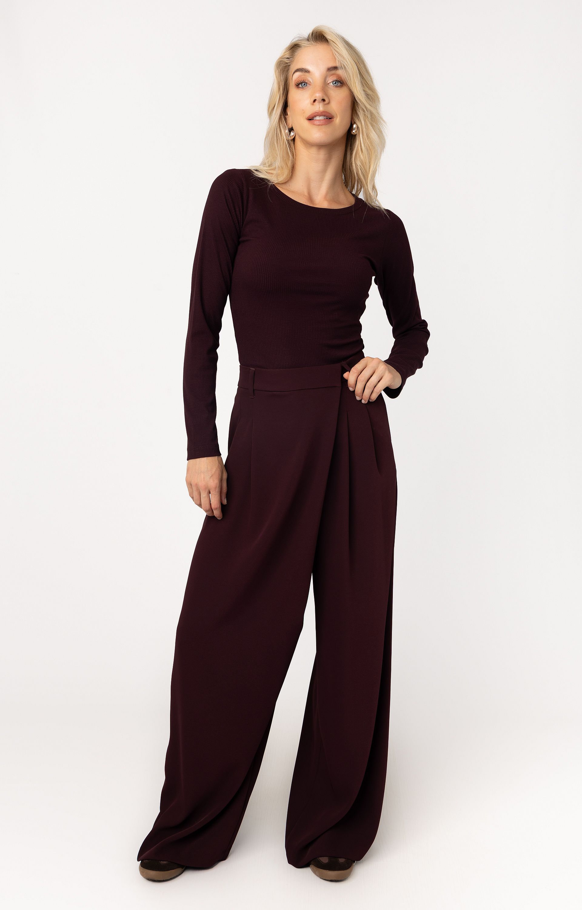 Broek met overslag