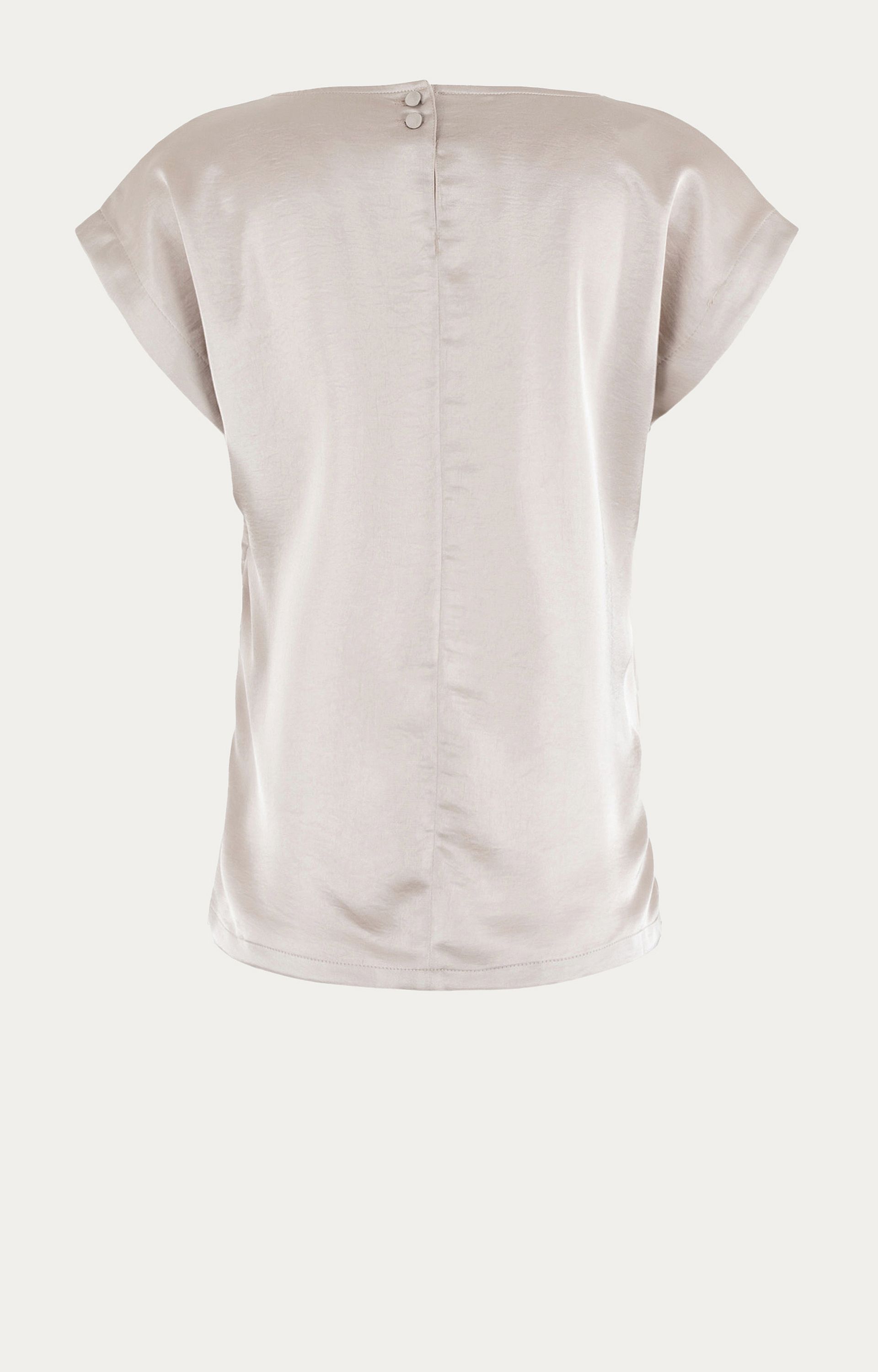 Blousetop met satijnlook