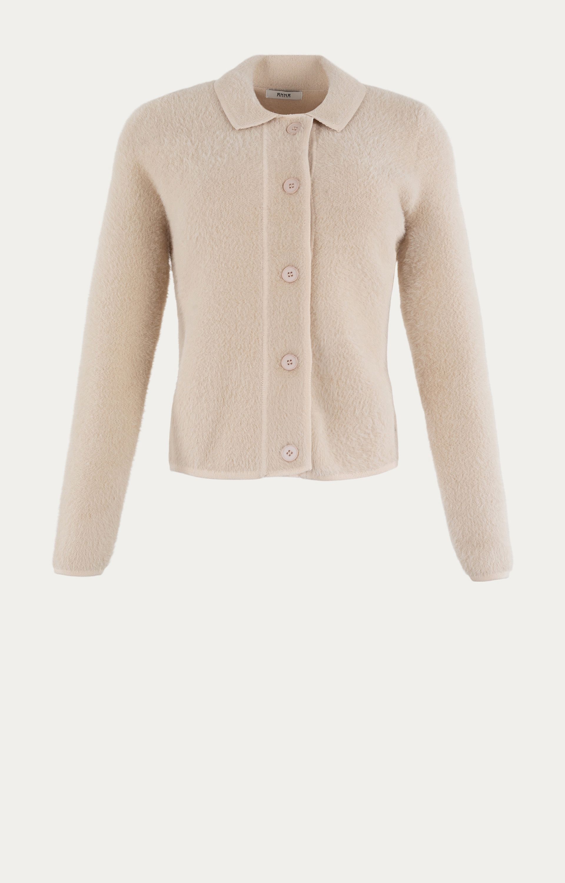 Vest met furstructuur 