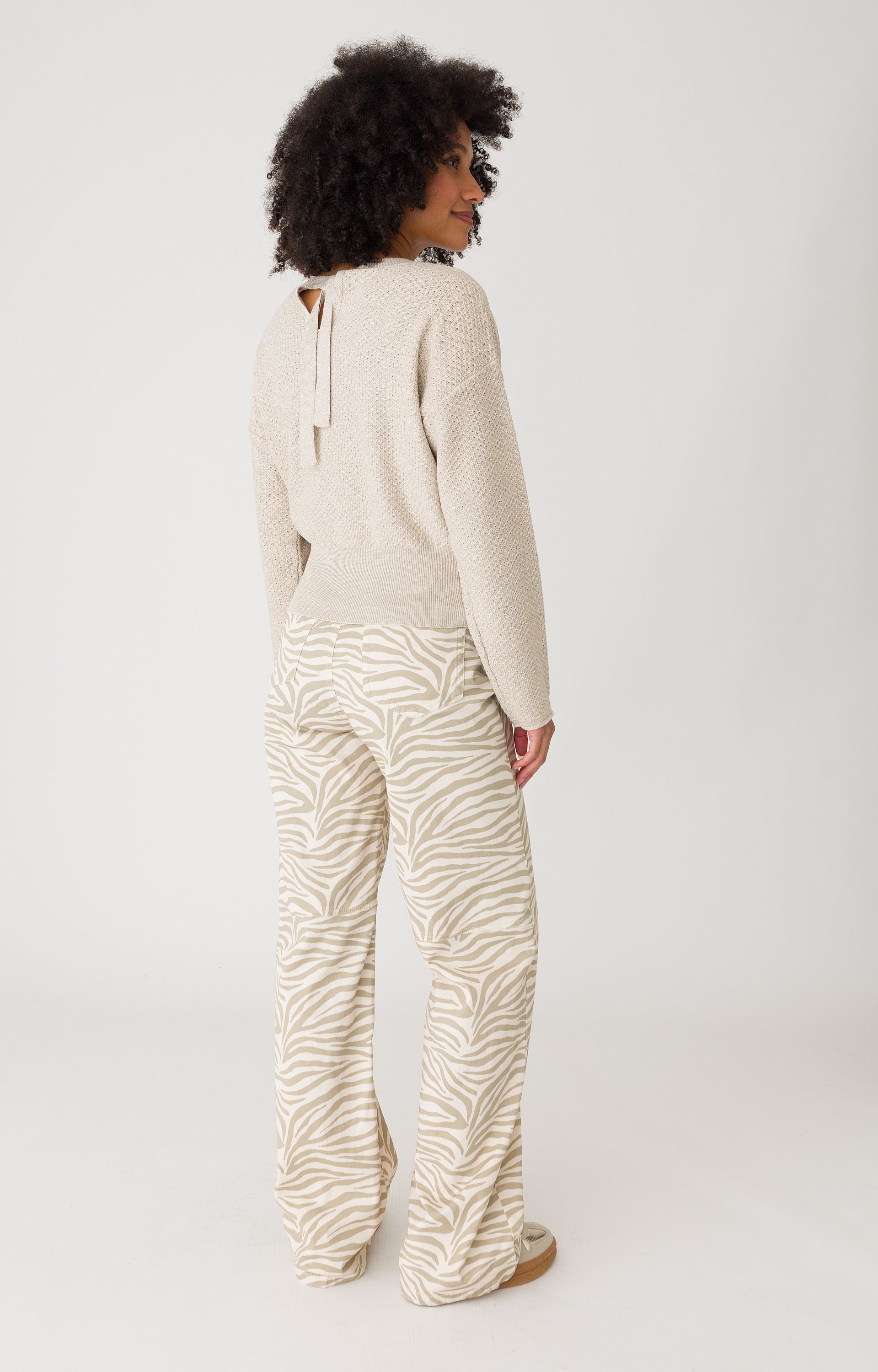 Broek met print